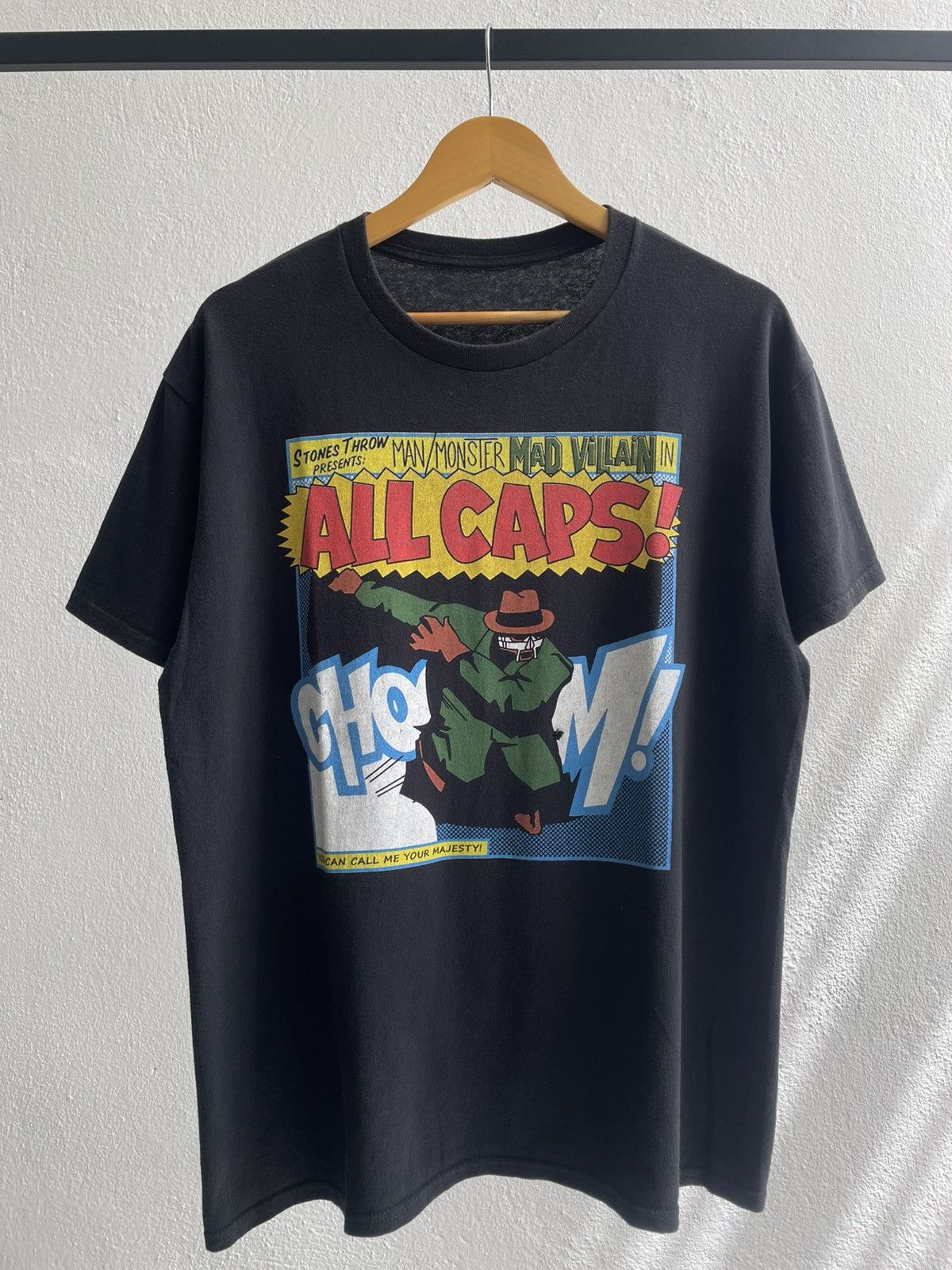 MF Doom Very Rare Vintage MF DOOM Madvillian All Caps Shirt Size US L / EU 52-54 / 3 - 3 Thumbnail