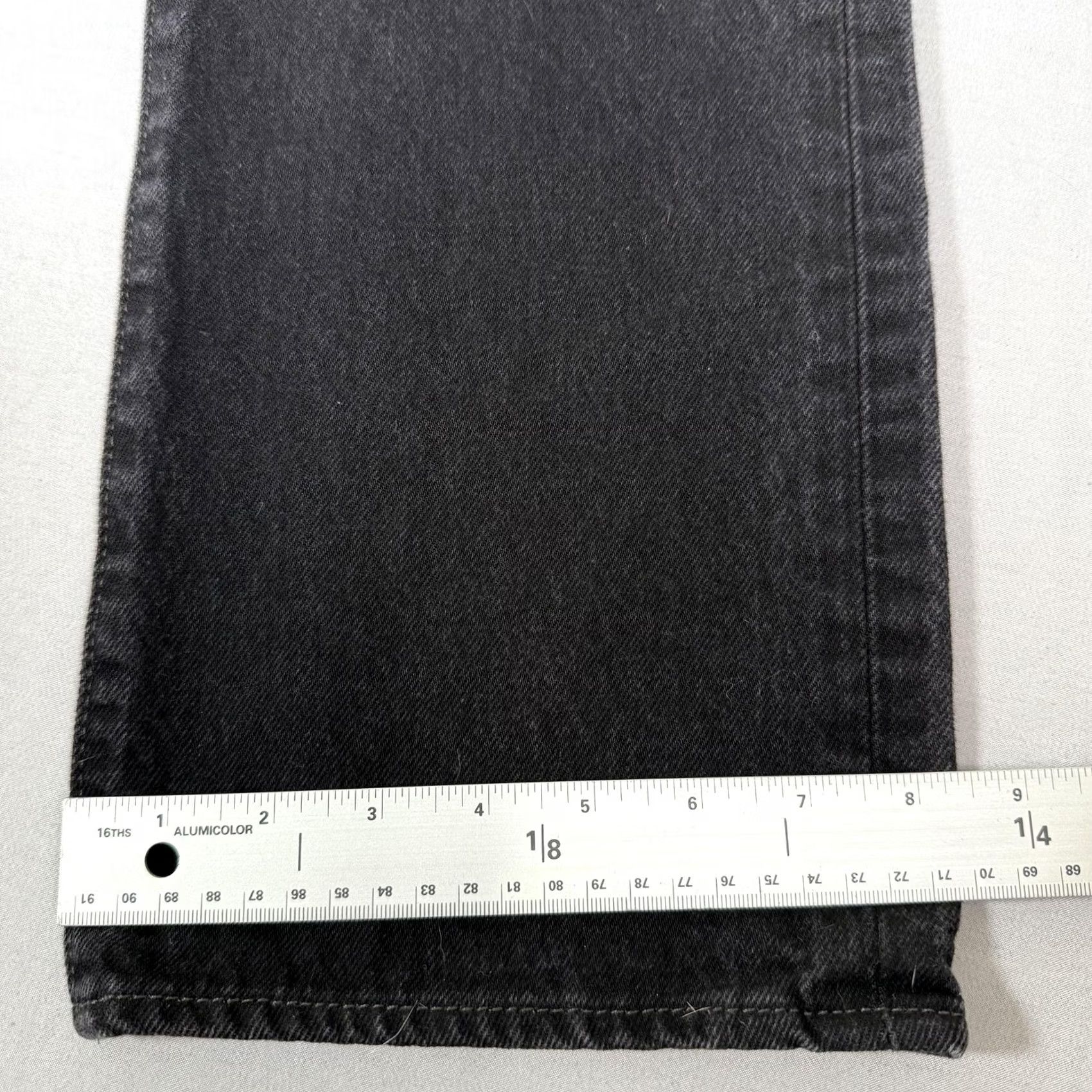 Levi's Levi's 501 Jeans Regular Straight Black Denim W36 L34 Mens Cotton Button Fly Jeans Size US 36 / EU 52 - 6 Thumbnail