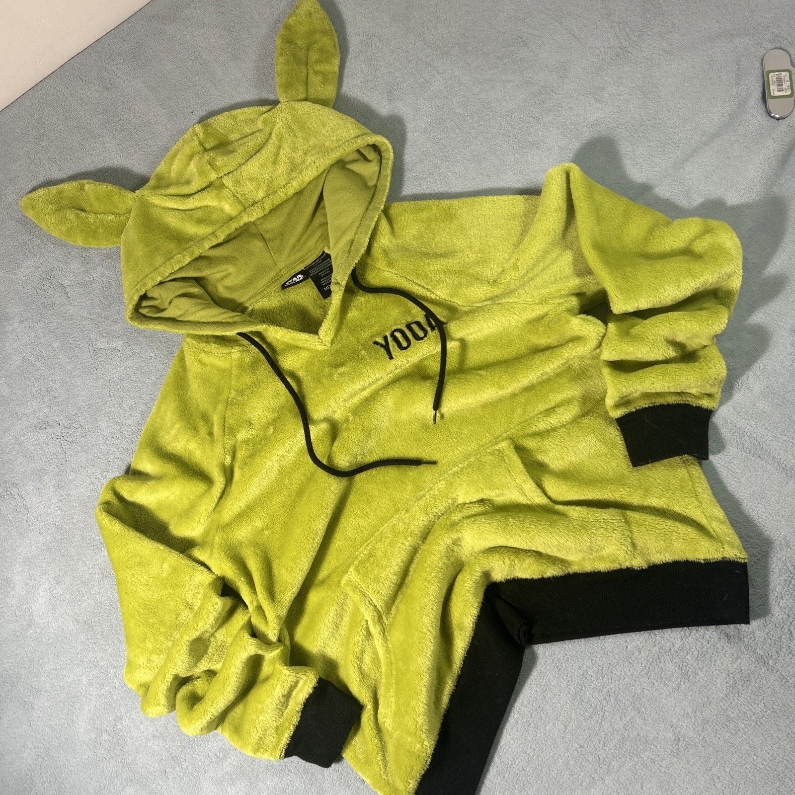 Disney Starwars Yoda Ears Hoodie Medium Hot Topic Invader Zim Gir Size M / US 6-8 / IT 42-44 - 1 Thumbnail