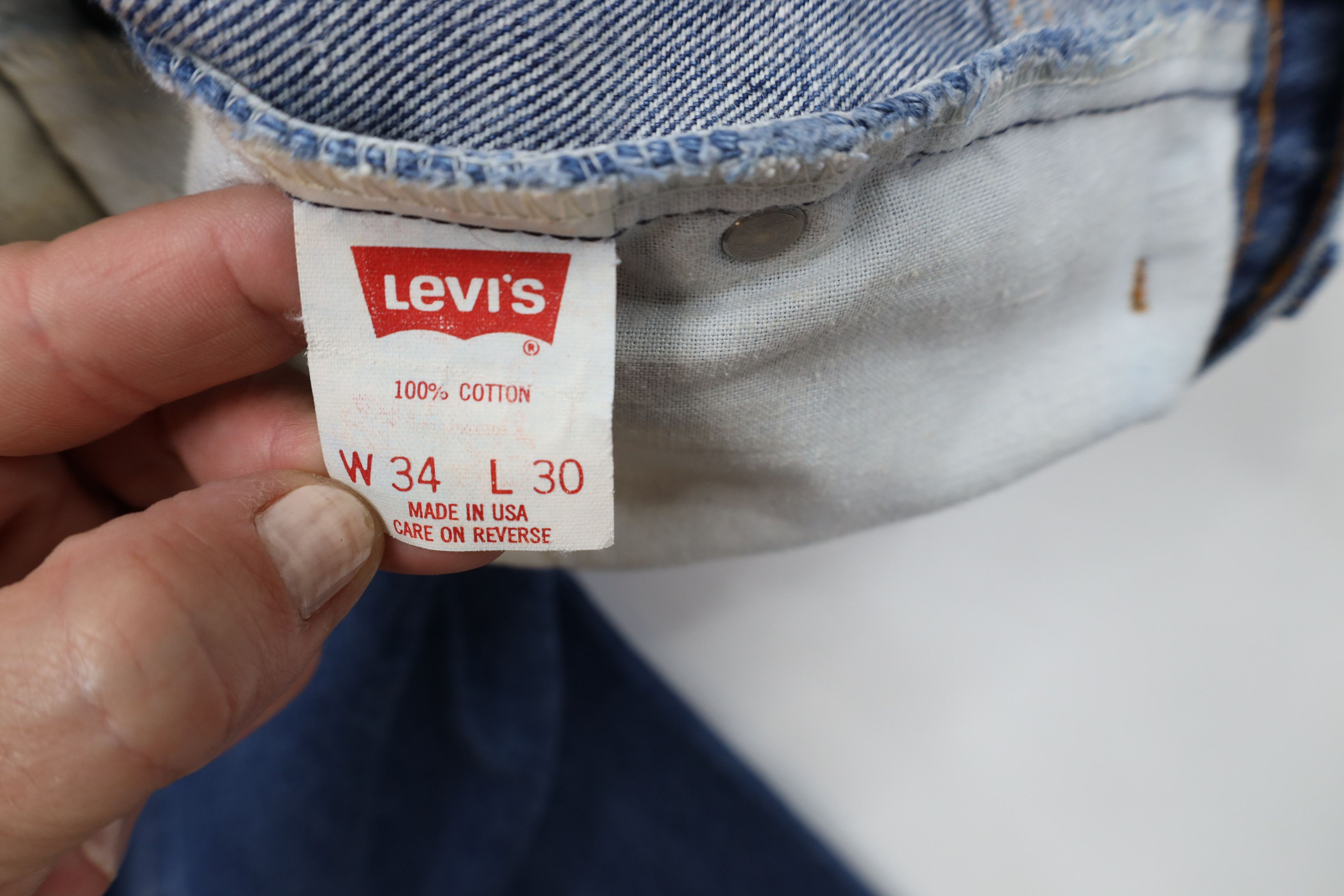 Levi's Vintage 90s Levis 517 Orange Tab Wide Leg Bootcut Jeans USA Size US 34 / EU 50 - 9 Thumbnail