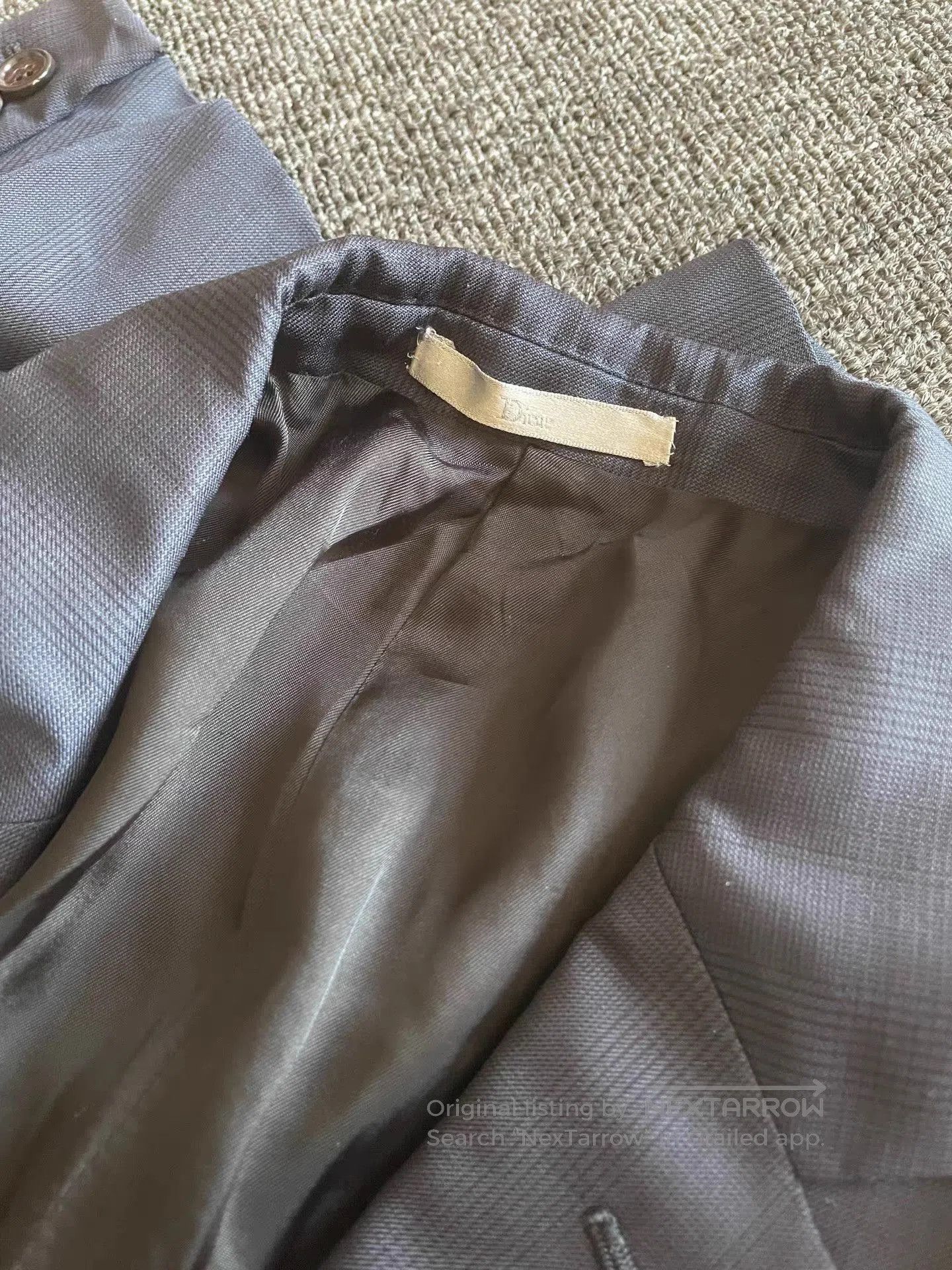 Dior Blue Formal Blazer with Button Closure. Size US M / EU 48-50 / 2 - 4 Thumbnail