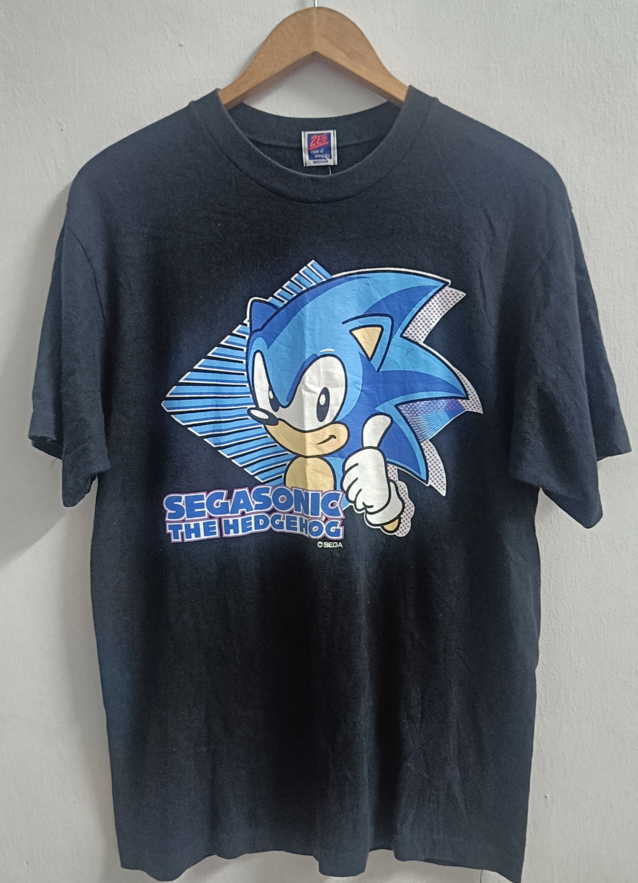 Vintage 🔥🔥 Rare Vintage 90s Sega Sonic The Hedgehogs Tee Size US L / EU 52-54 / 3 - 1 Thumbnail