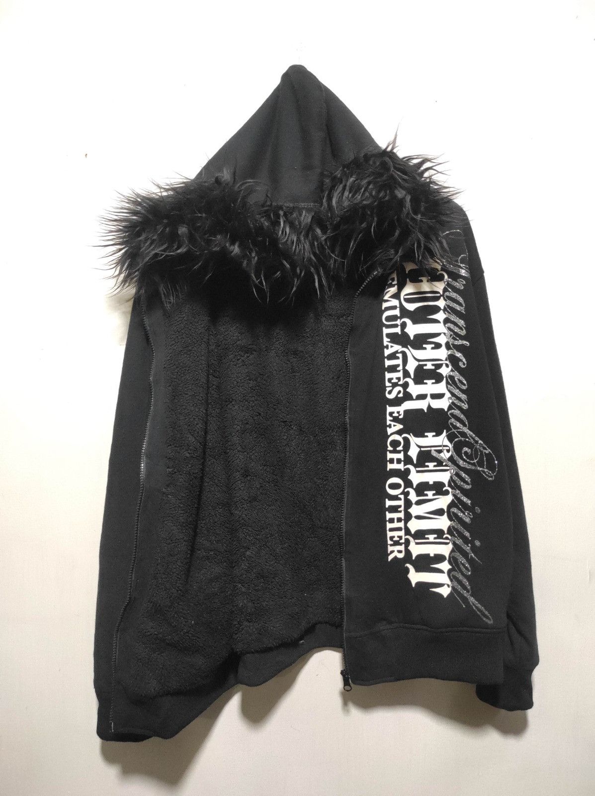 Affliction Sorridere Poem Sherpa zip fur hoodie ifsix LGB style Size US L / EU 52-54 / 3 - 14 Thumbnail