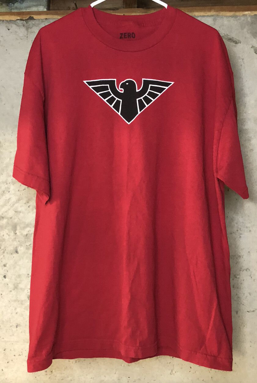Zero Skateboards Vintage Zero Skateboards Red Bird Graphic Skate T-Shirt XL Size US XL / EU 56 / 4 - 1 Thumbnail