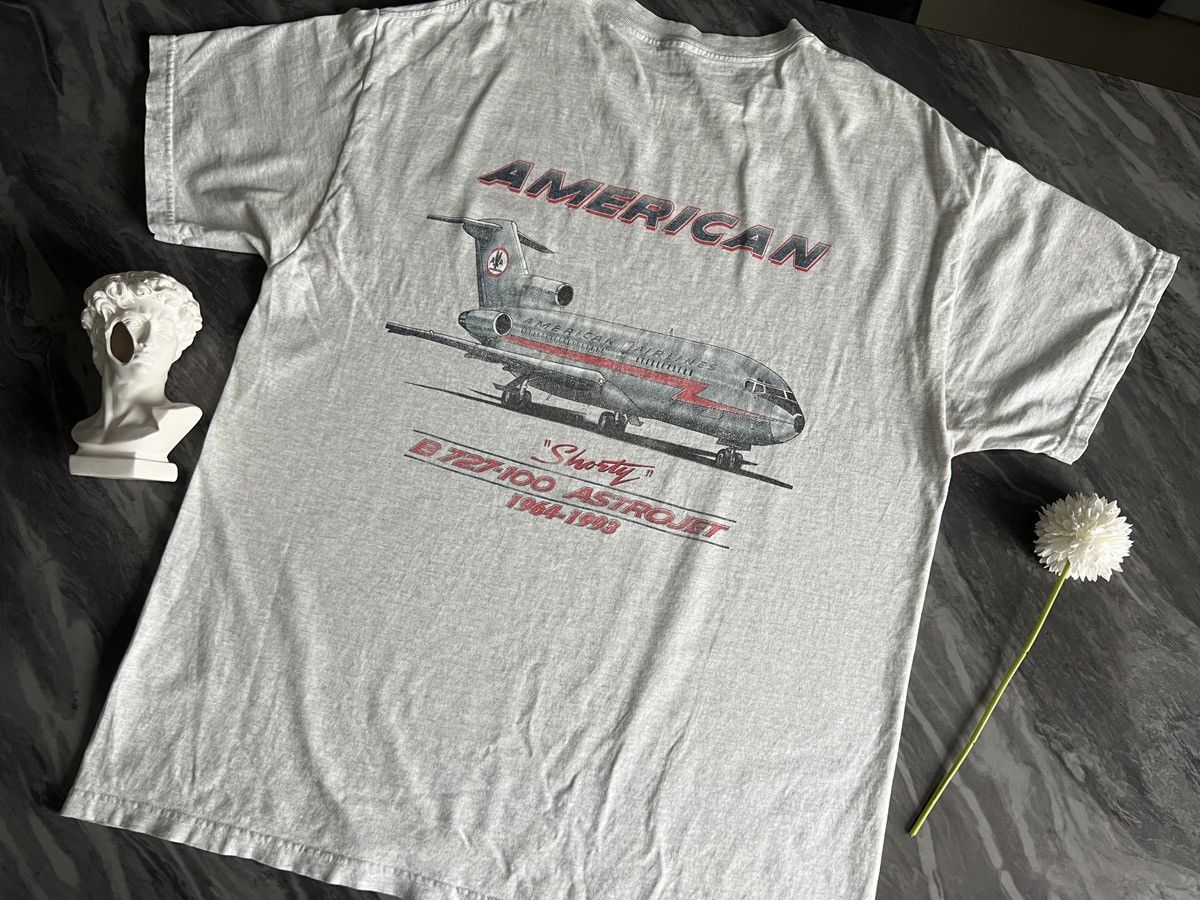 Vintage American Airline : Boeing 727 Astrojet Team 1964 1993 Size US XL / EU 56 / 4 - 1 Thumbnail