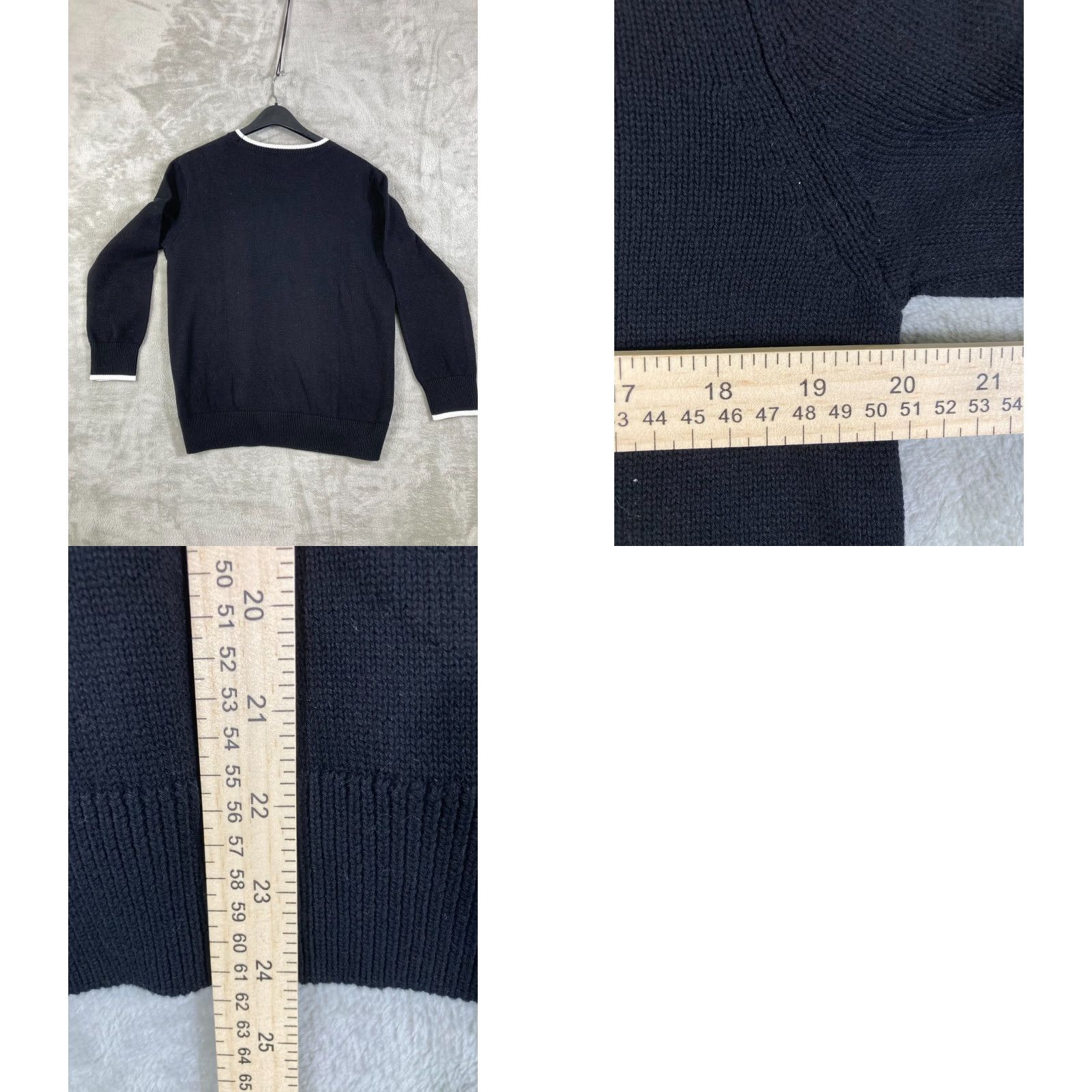 Vince Camuto Vince Camuto Sweater Shirt Women Small Black 100% Cotton Crew Neck Pullover NWT Game Day Winter Fall Spring Mens Womens? Size S / US 4 / IT 40 - 9 Thumbnail