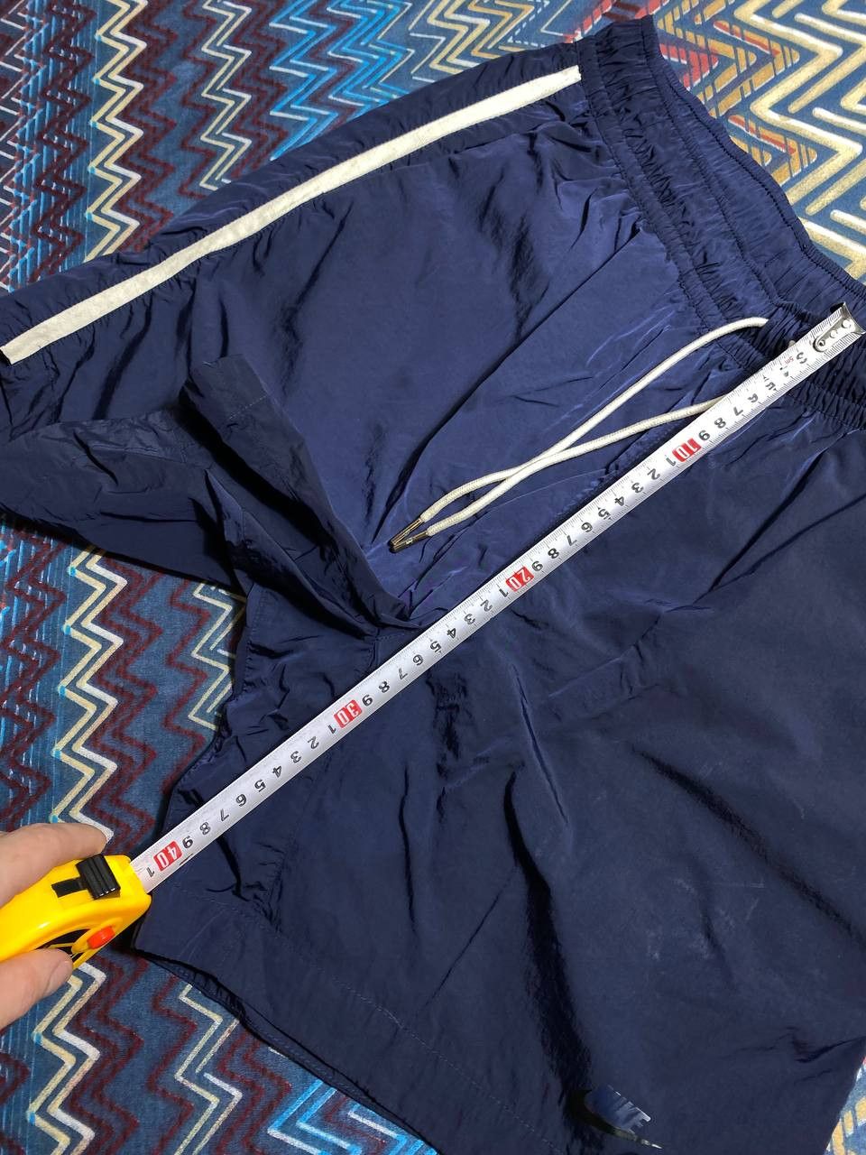 Nike shorts blue streetwear Vintage logo NIKE crazy Y2K Size US 30 / EU 46 - 10 Thumbnail