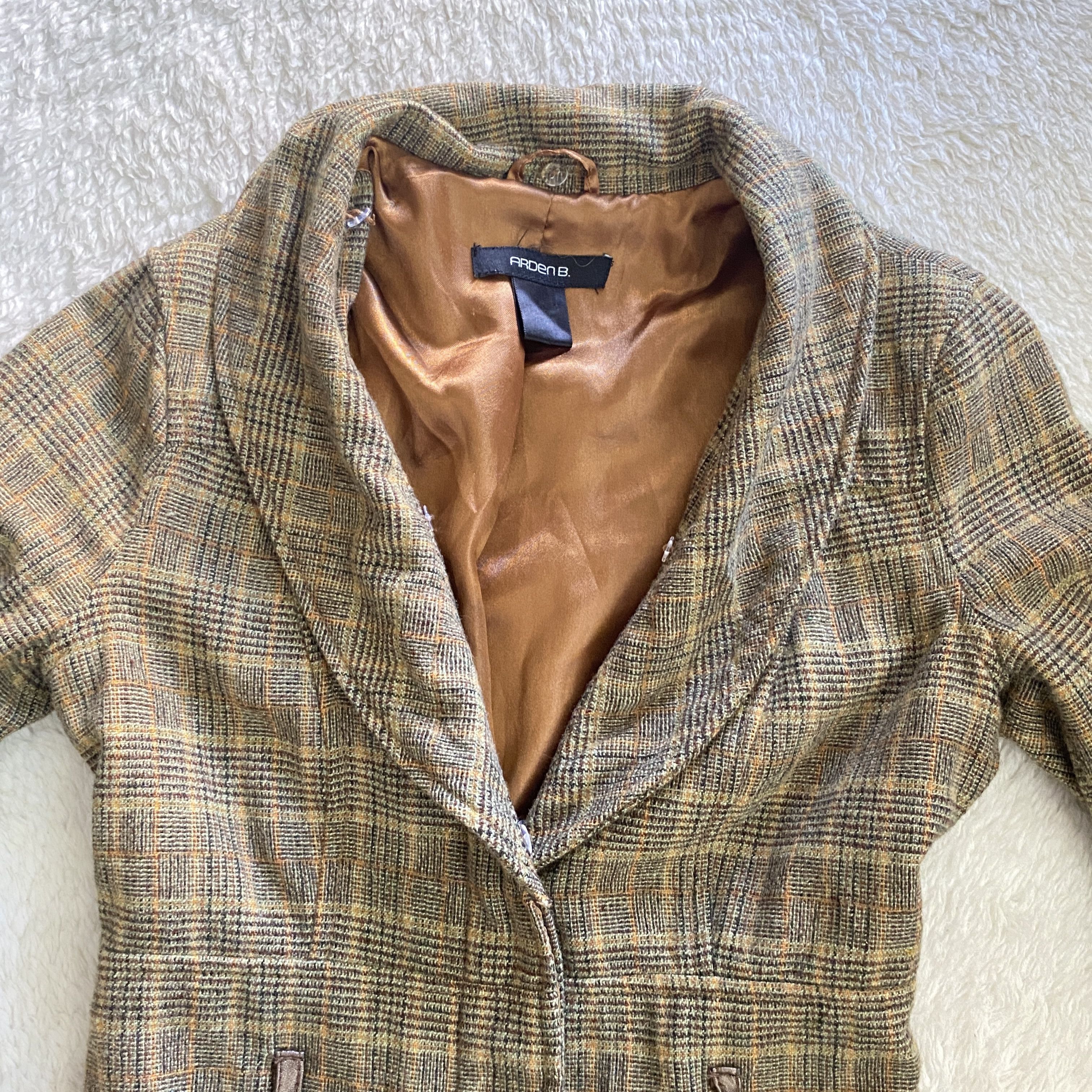Other Arden B. Vintage Glen Check Blazer – Excellent Condition Size XS / US 0-2 / IT 36-38 - 7 Thumbnail