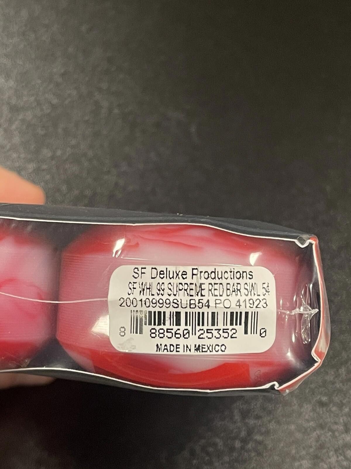 Designer Supreme/Spitfire Shop Wheels (SET OF 4) Red 52mm FW21 Size ONE SIZE - 3 Thumbnail