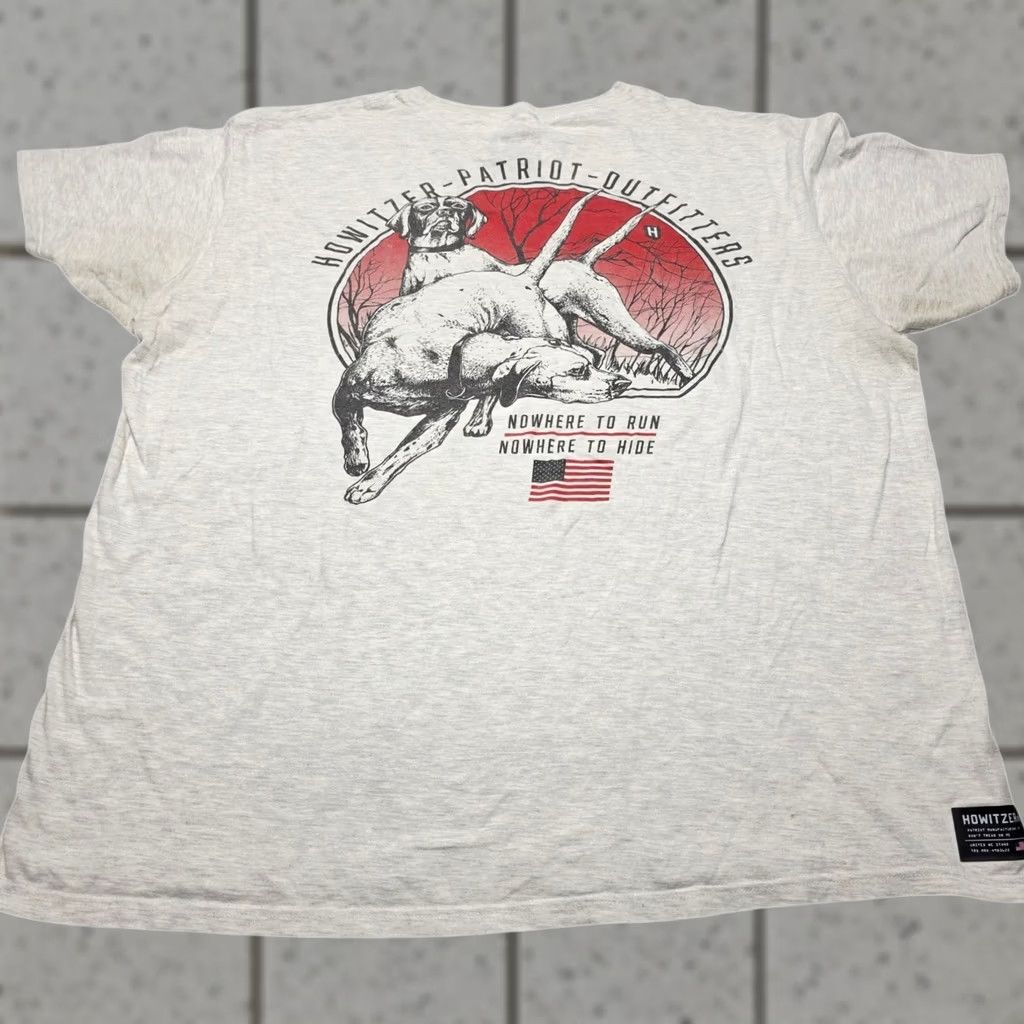 Vintage Howitzer Patriot Outfitters T Shirt Men’s XL Military USA American Hunting Dogs Shirt Mens Short Sleeve Graphic Print USA Flag Army Patriotic Graphic Size US XL / EU 56 / 4 - 1 Thumbnail