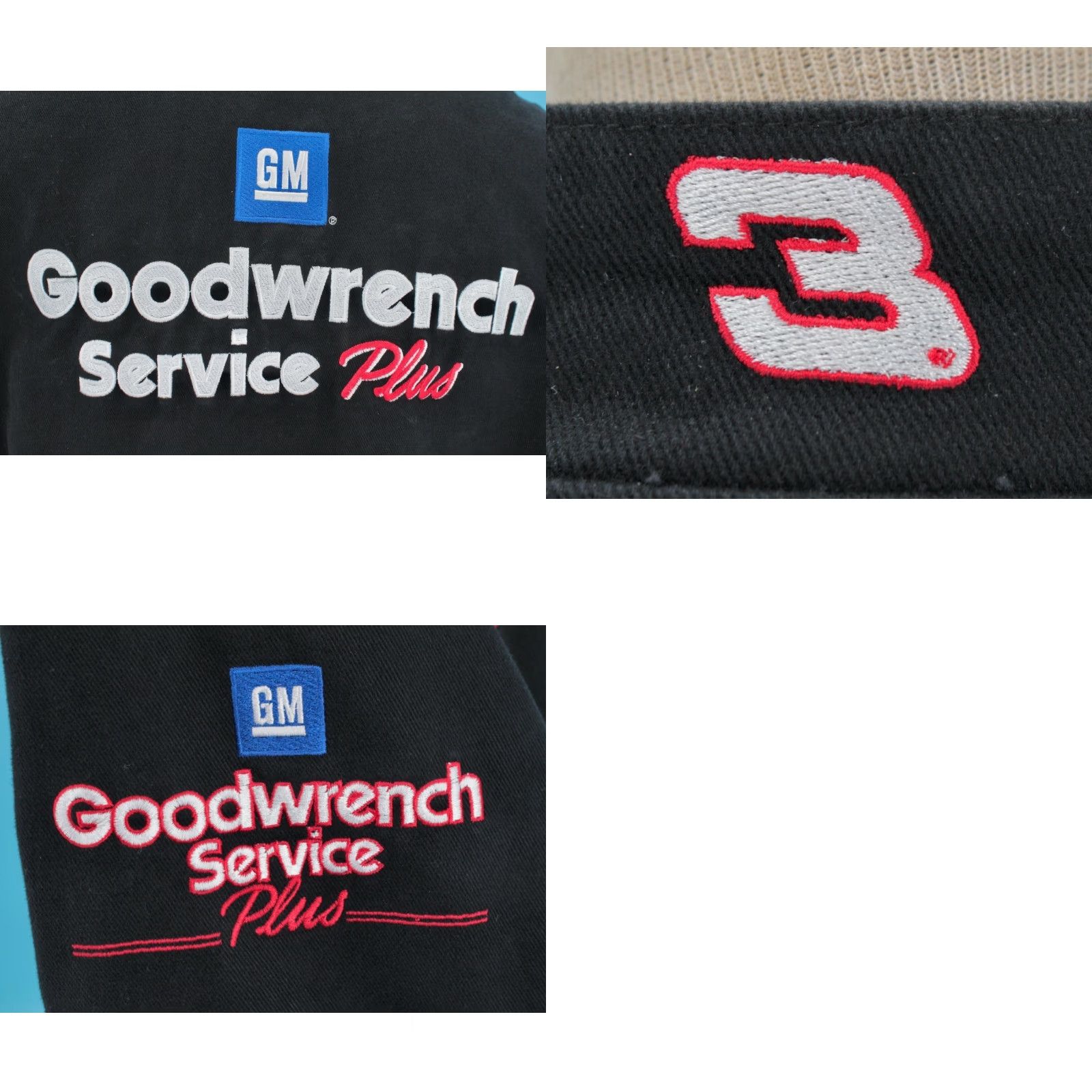JH Design Mens VTG Black Dale Earnhardt JH Design Racing Jacket #3 Sz XL Nascar Size US XL / EU 56 / 4 - 10 Thumbnail
