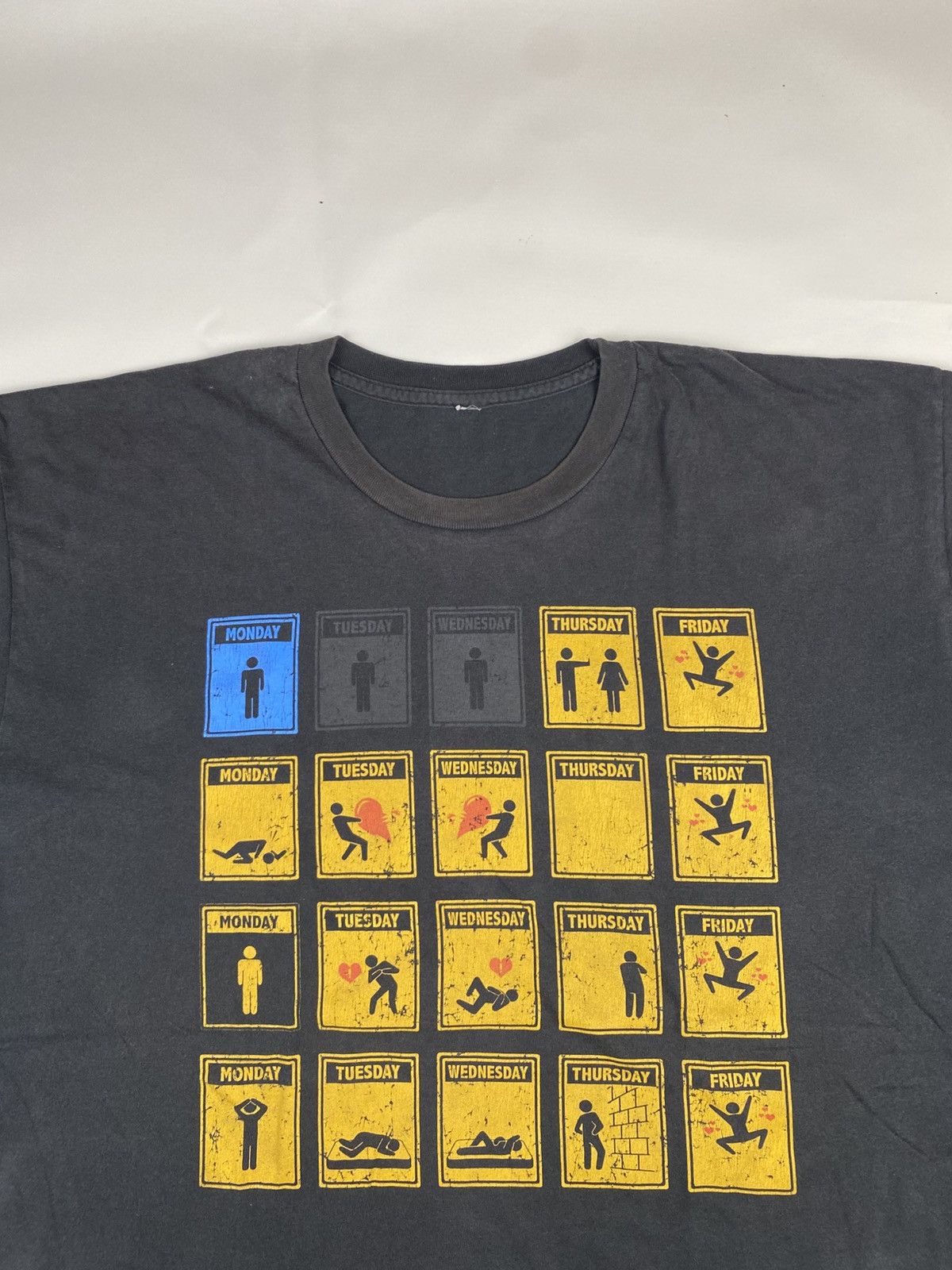 Vintage Vintage Stickman parody tshirt Size US XXL / EU 58 / 5 - 1 Thumbnail