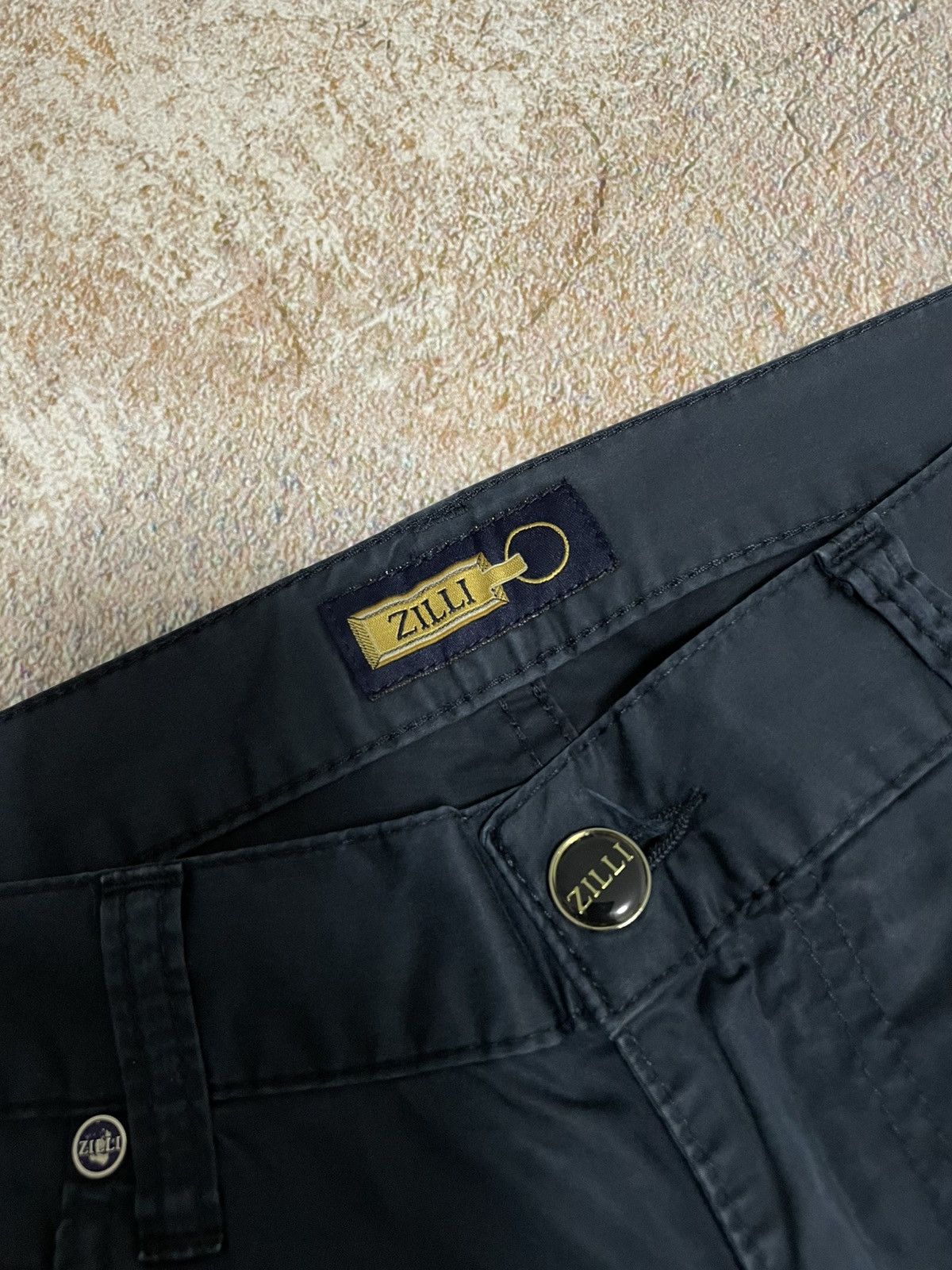 Zilli Zilli Mens Cotton Light Navy Chino Pants Size US 33 - 5 Thumbnail