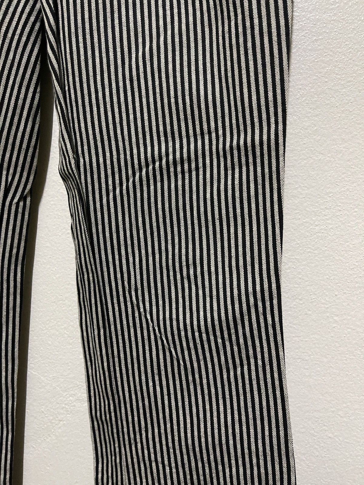 Vintage × agnes b. Agnes b Striped Jeans Size 24" / US 00 / IT 34 - 6 Thumbnail