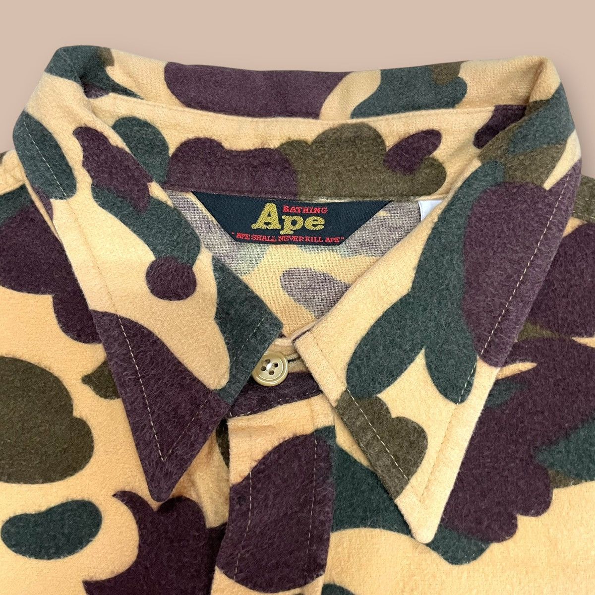 Bape OG90s Bape 1st Camo L/S Button-up Shirt Size US L / EU 52-54 / 3 - 17 Thumbnail
