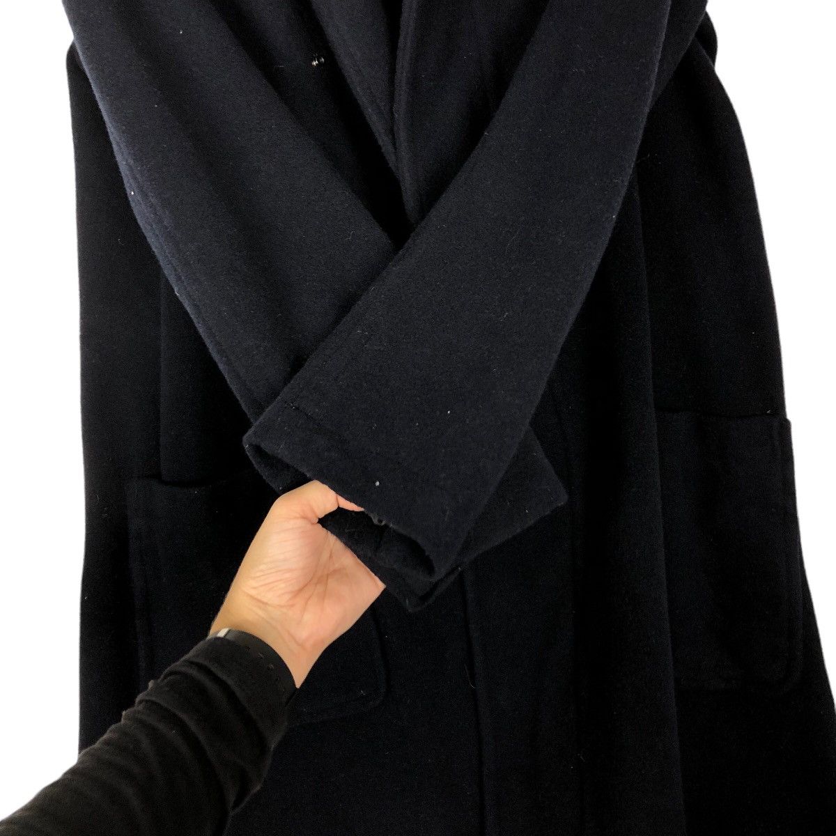Issey Miyake 🔥Heavy Coats Long Jacket Double Breast Zucca Issey Miyake Size US M / EU 48-50 / 2 - 15 Thumbnail