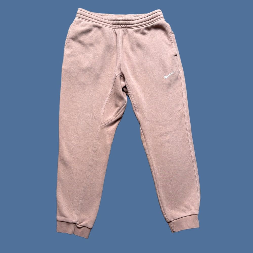 Nike Nike Club Fleece Tapered Leg Sweatpants Joggers Clay Brown 716830-215 Mens Medium Size US 31 - 1 Thumbnail