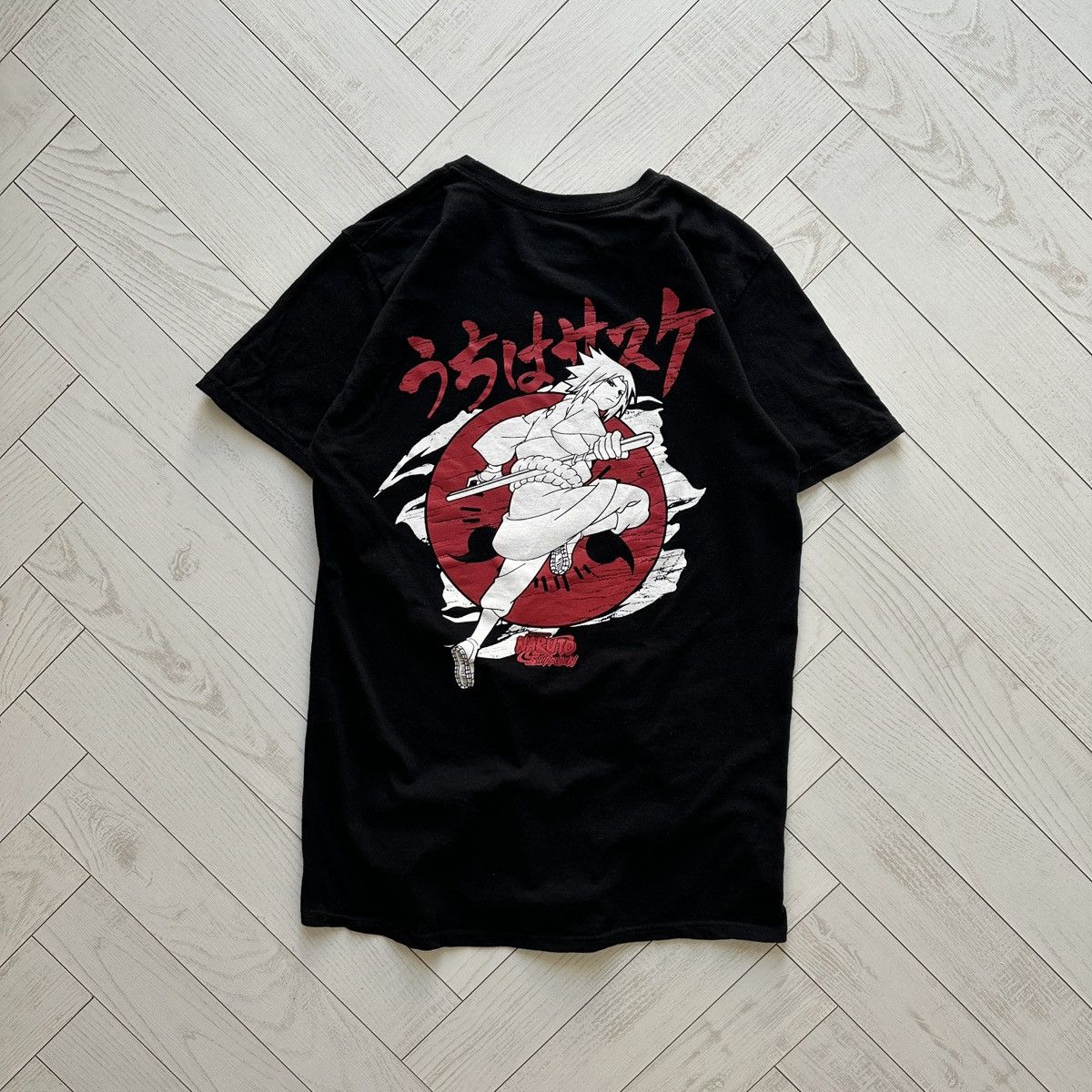 Sasuke Uchiha Naruto Shippuden Ripple Junction tee Aniem y2k