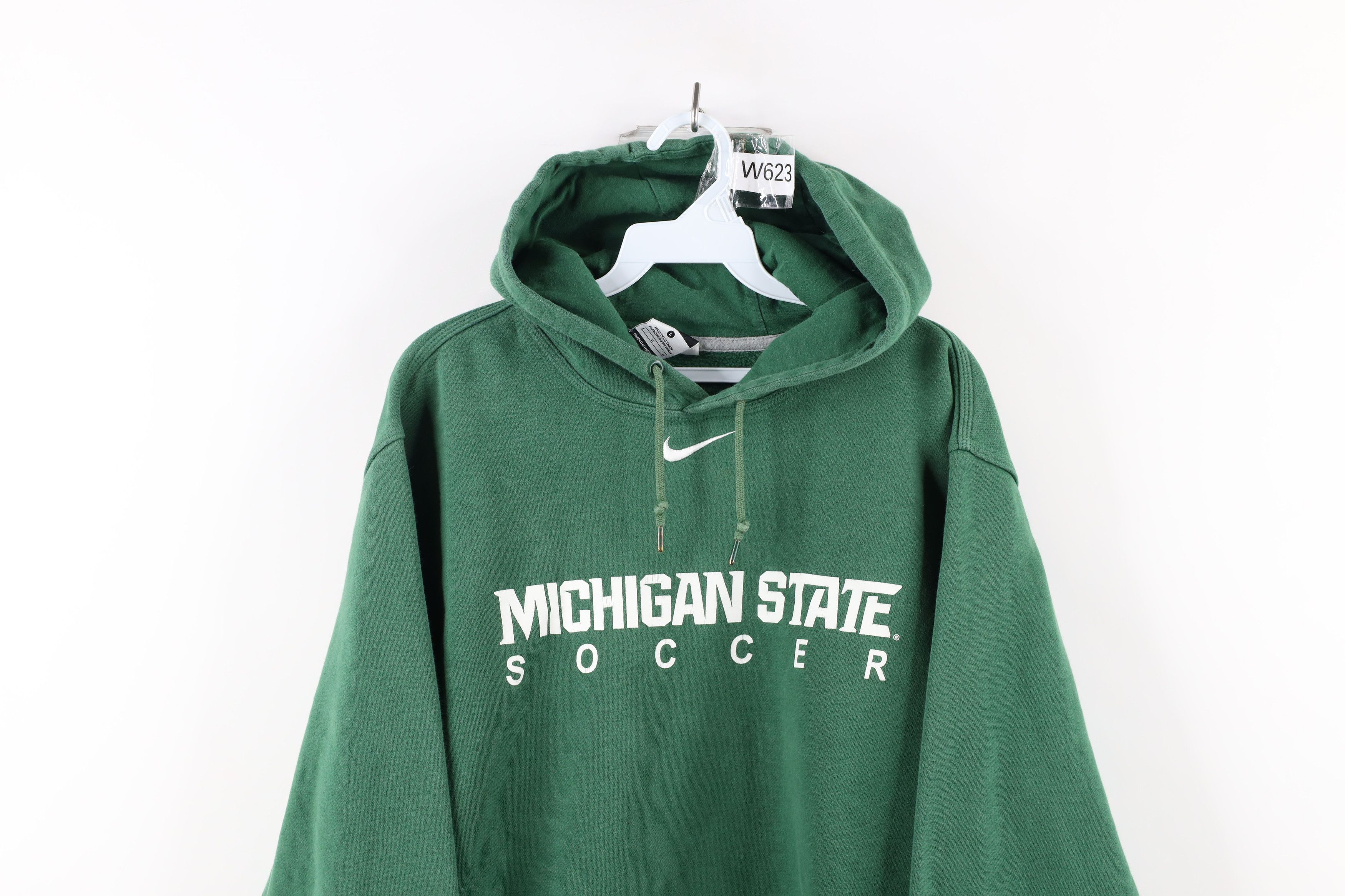 Vintage Vintage Nike Swoosh Michigan State University Soccer Hoodie Size US L / EU 52-54 / 3 - 2 Thumbnail