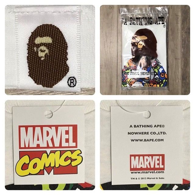 Bape × Marvel Comics BAPE × Marvel Comics MILO Big Head T-shirt a bathing ape Size US M / EU 48-50 / 2 - 6 Thumbnail