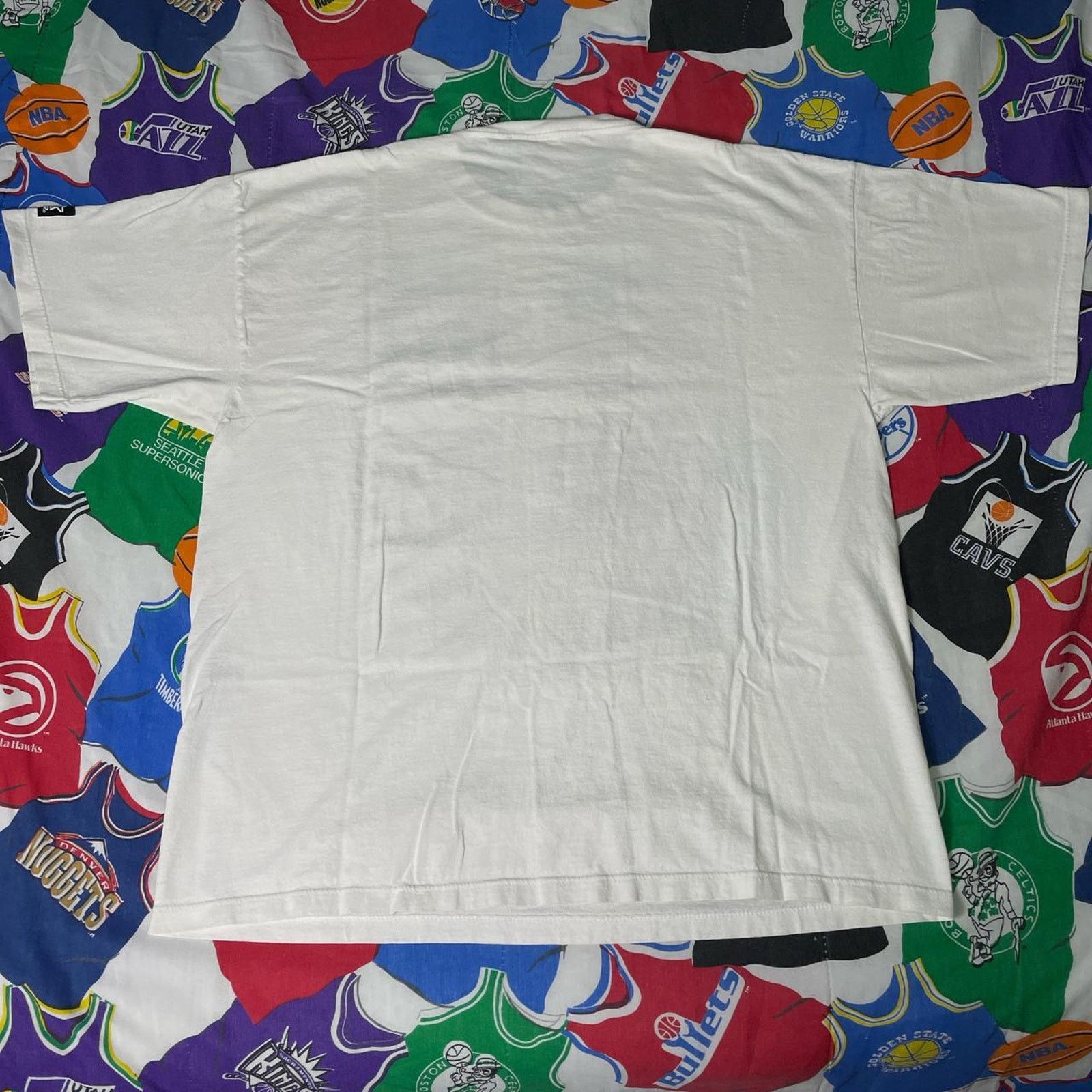 NBA × Starter × Vintage Vintage Starter 1998 NBA Chicago Bulls 3 Peat Basketball Tee Size US XL / EU 56 / 4 - 2 Thumbnail