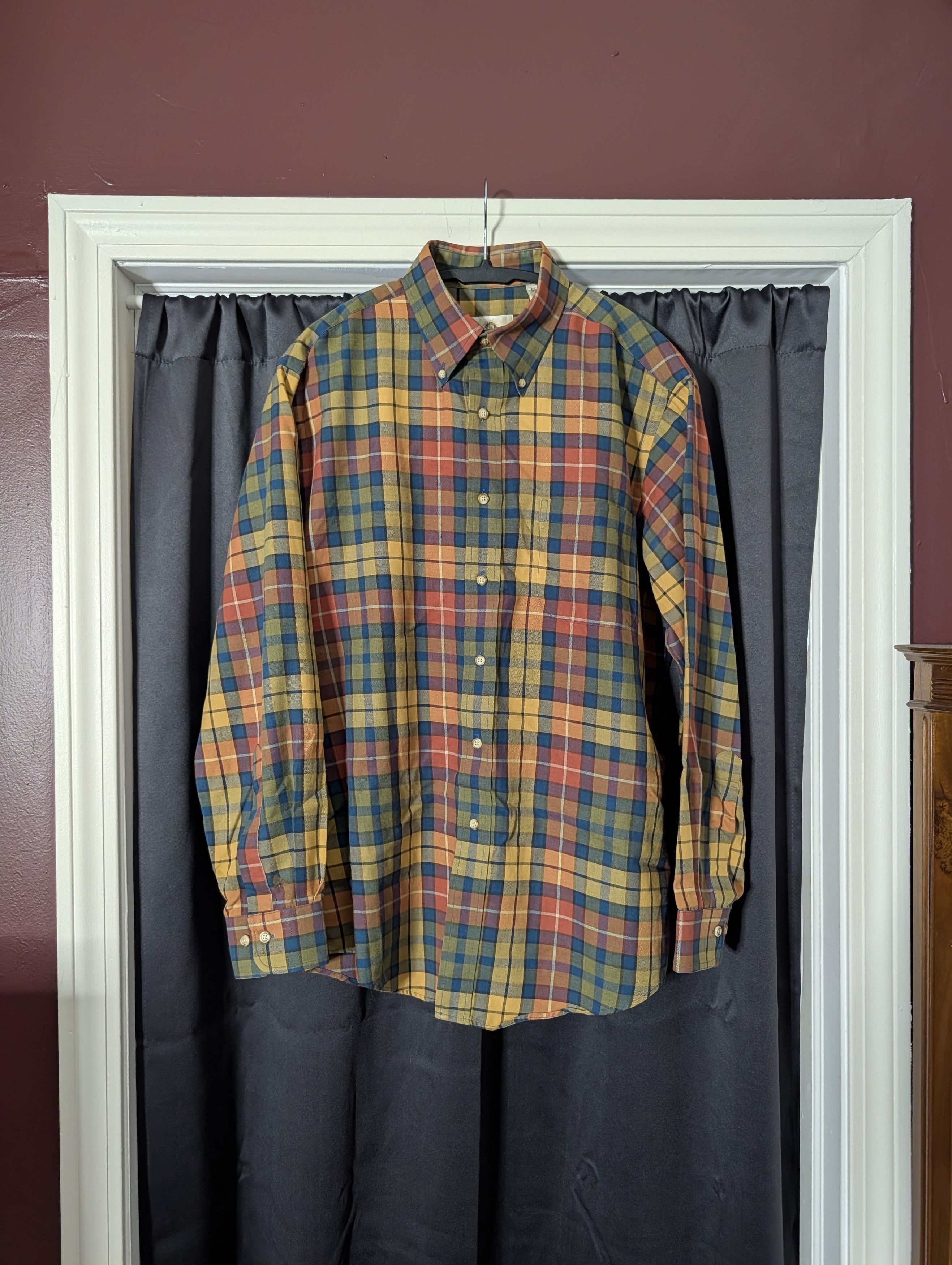 Viyella Made in USA brushed cotton/wool plaid button-down M Size US M / EU 48-50 / 2 - 1 Thumbnail
