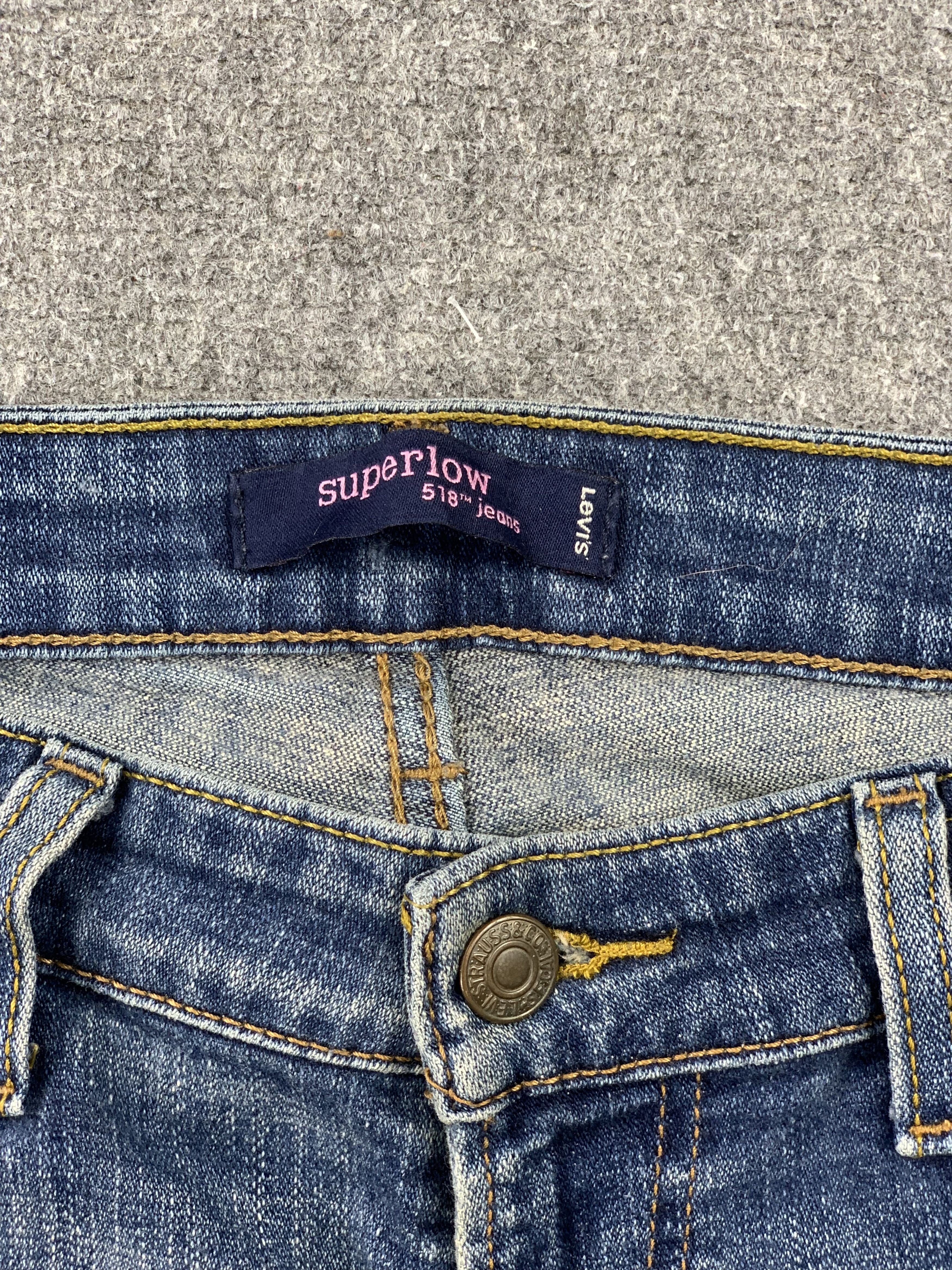 Levi's × Vintage Vintage Levis 518 Low Bootcut Jeans Size US 33 - 10 Thumbnail