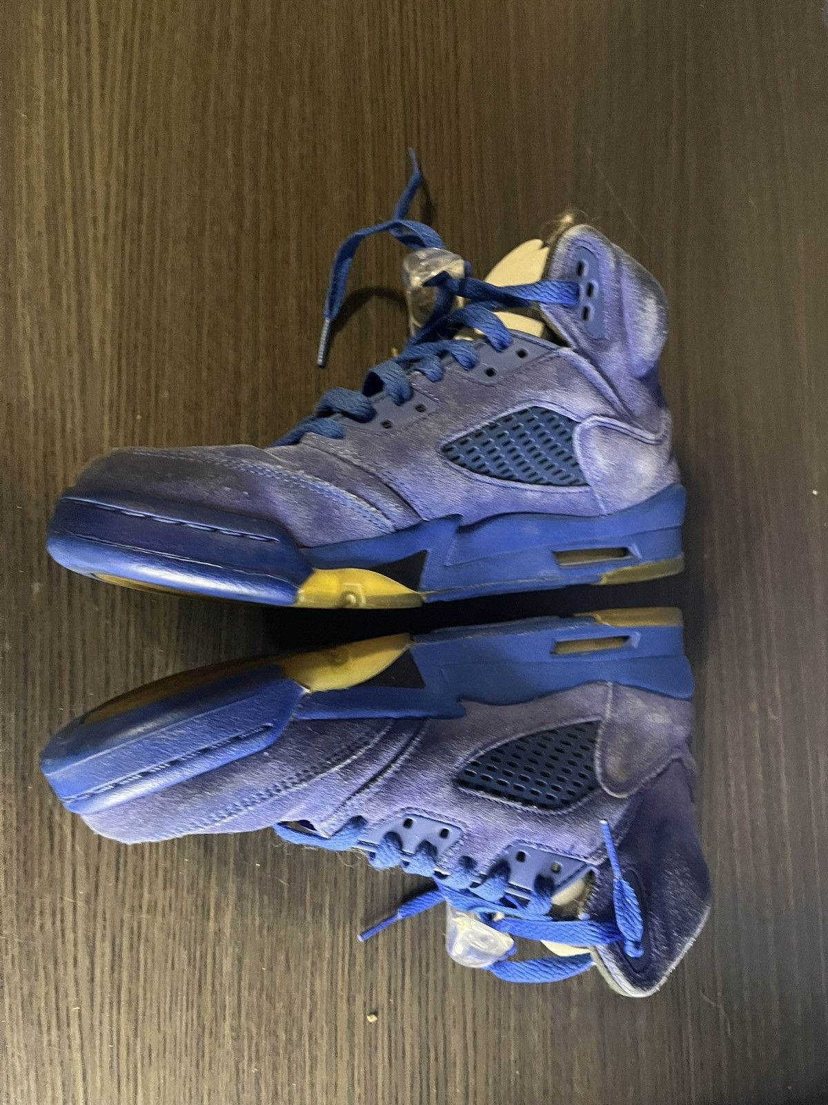 Jordan Brand Blue Suede GS Jordan 5 Size US 7 / EU 40 - 3 Thumbnail