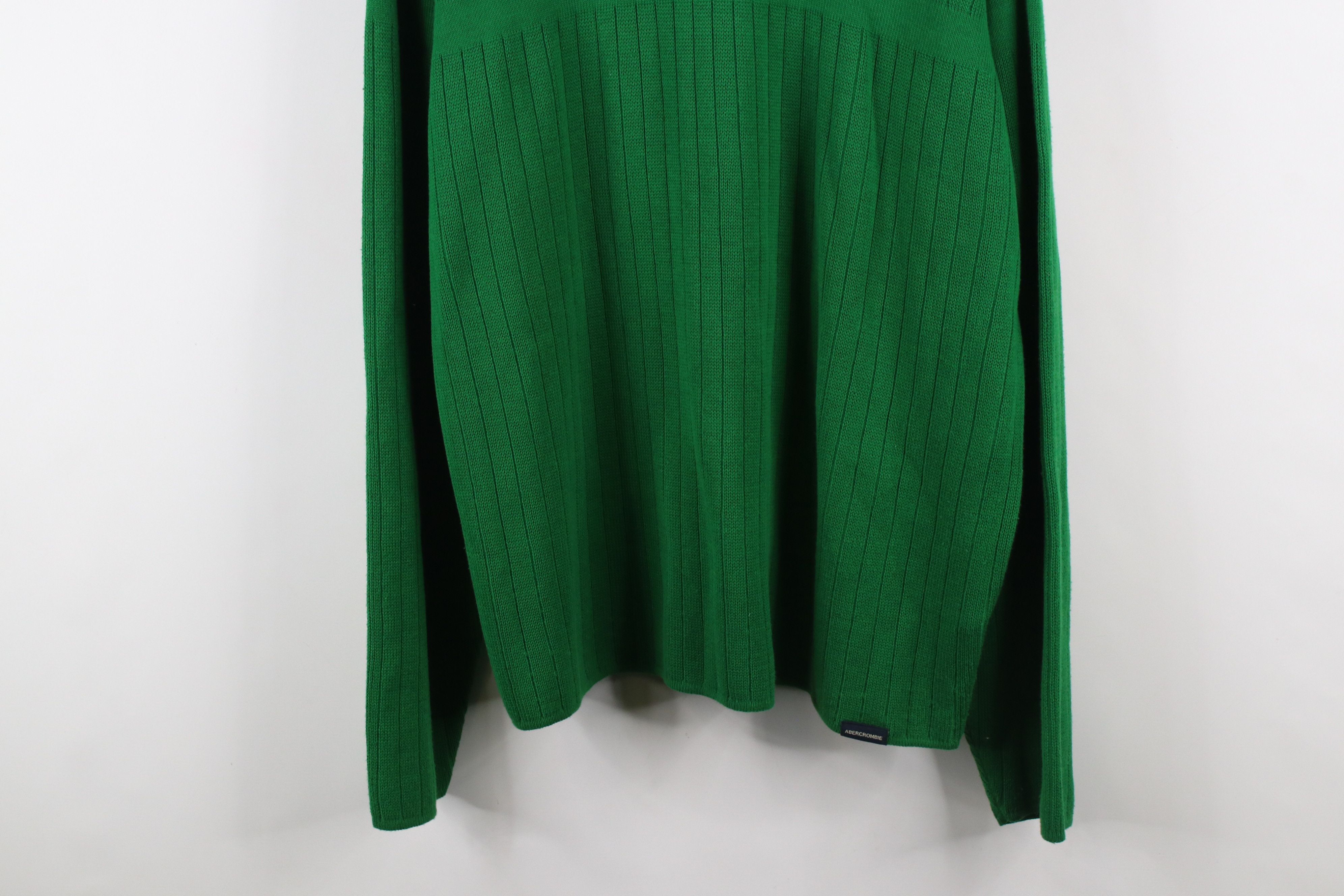 Abercrombie & Fitch × Vintage Vintage 90s Abercrombie & Fitch Ribbed Knit Crewneck Sweater Size US XL / EU 56 / 4 - 3 Thumbnail