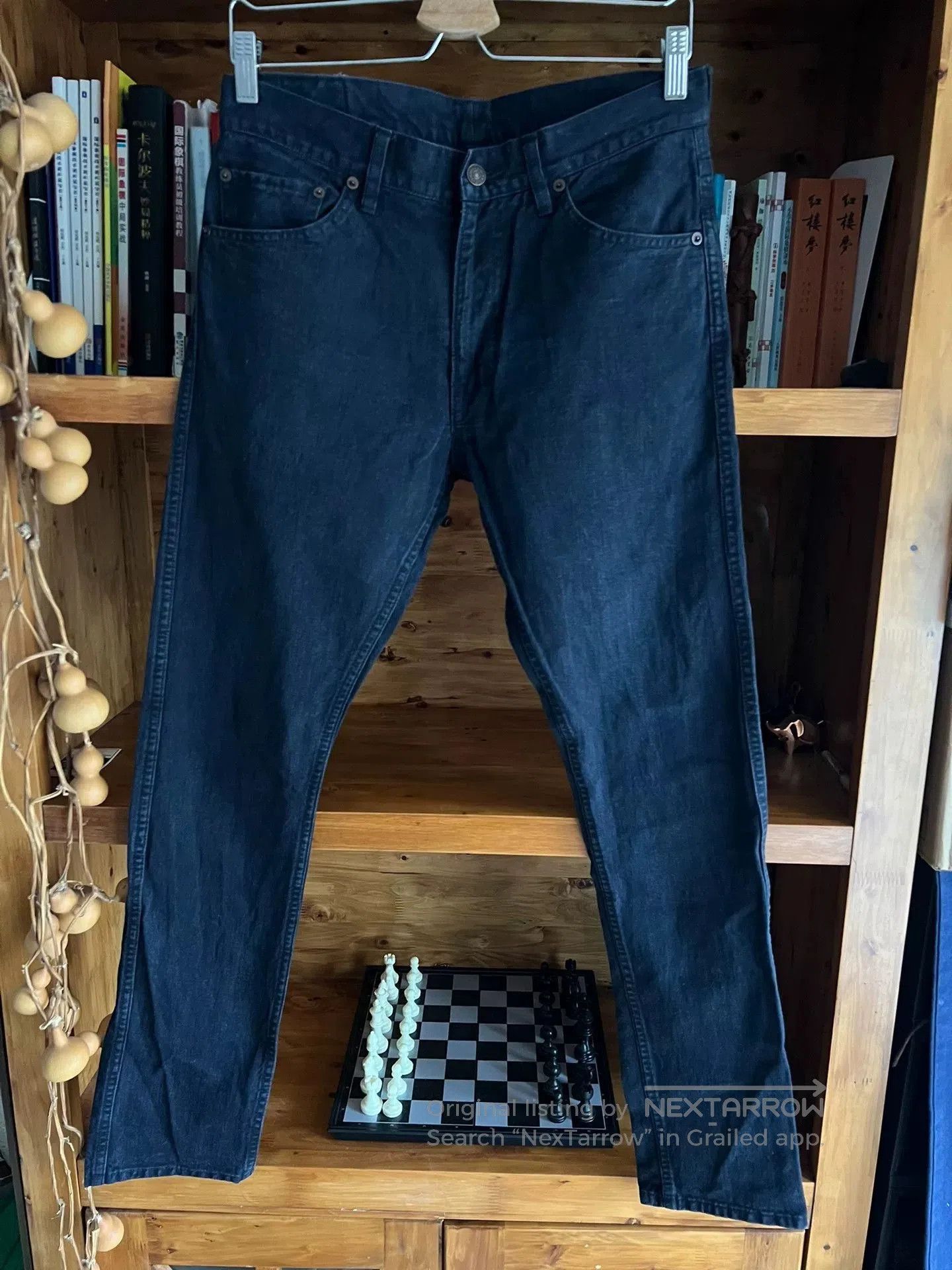 visvim fluxus navy cotton.