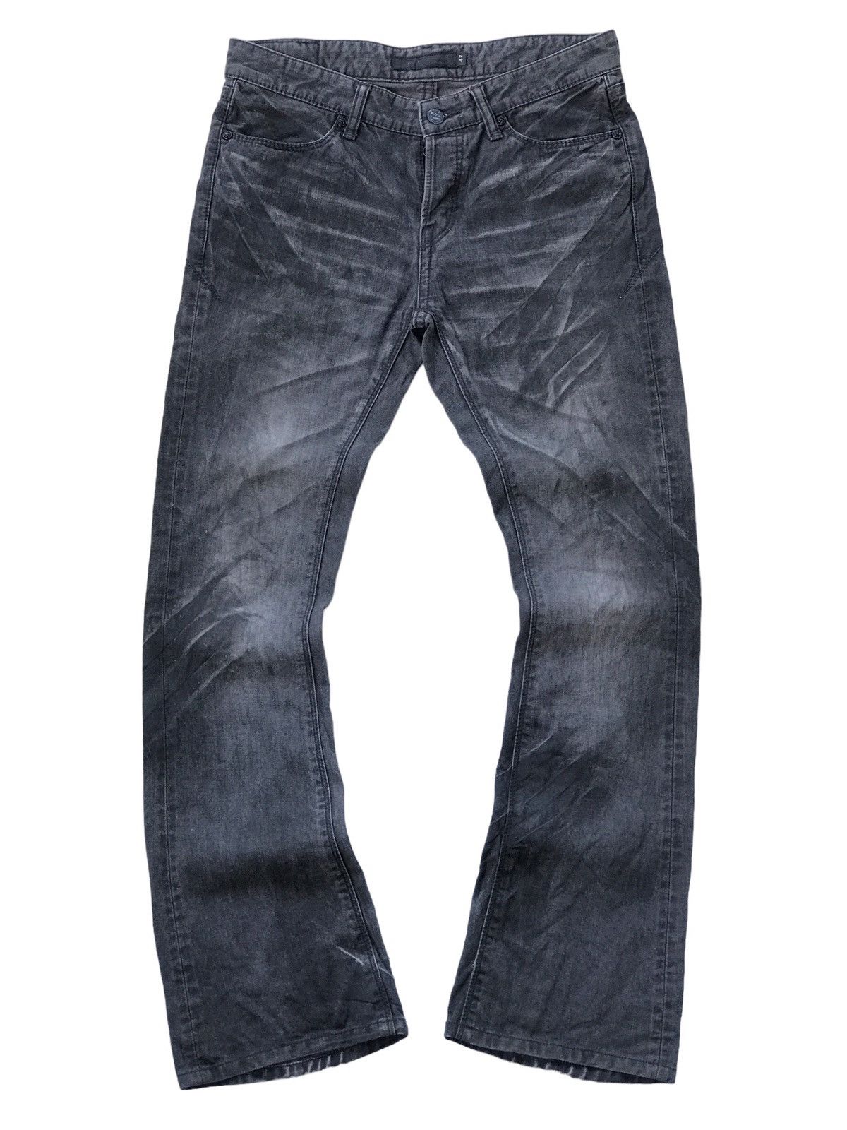 image of Gostar De Fuga x Vintage Fuga Flared Jeans in Black, Men's (Size 31)