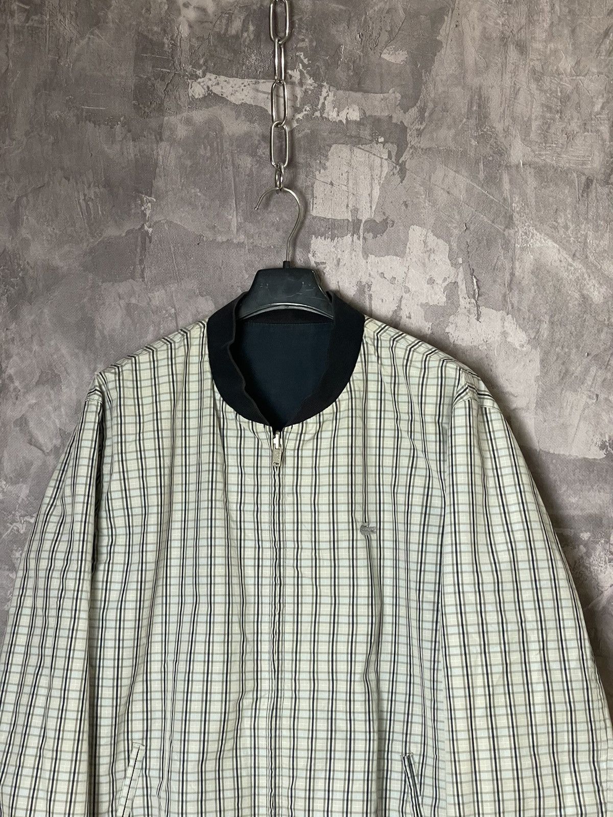Lacoste × Vintage Vintage Lacoste bomber reversible jacket 80s 90 checked zip Size US L / EU 52-54 / 3 - 9 Thumbnail