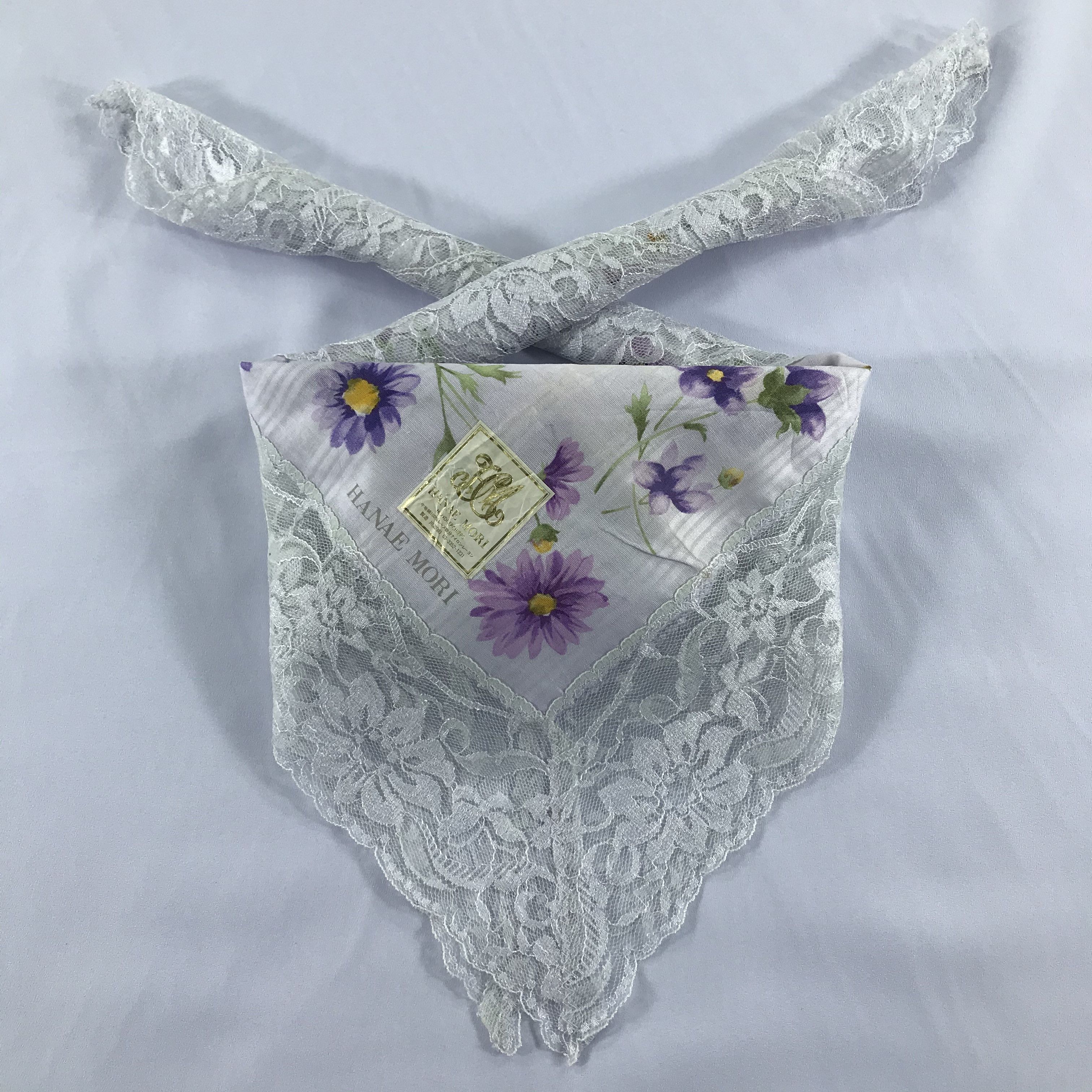 Hanae Mori Bandana/ Handkerchief / Neckerchief