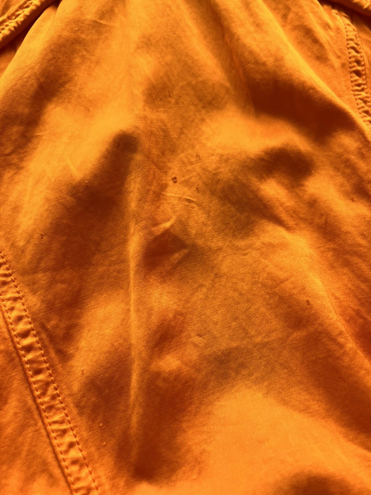 Bottega Veneta XS -S Bottega Veneta Fluid Satin Parka Dress Orange 36 shirt Size XS / US 0-2 / IT 36-38 - 21 Thumbnail