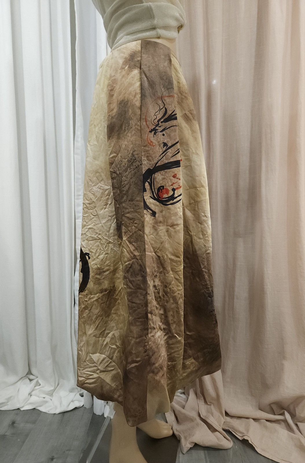 Vintage × Zara Asia Region Exclusive Limited Edition/ Printed Lantern Skirt Size 28" / US 6 / IT 42 - 5 Thumbnail