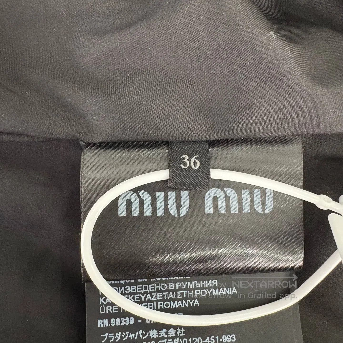 Miu Miu Miu Miu size36 Gray embroidered logo fleece jacket with plu Size M / US 6-8 / IT 42-44 - 6 Thumbnail
