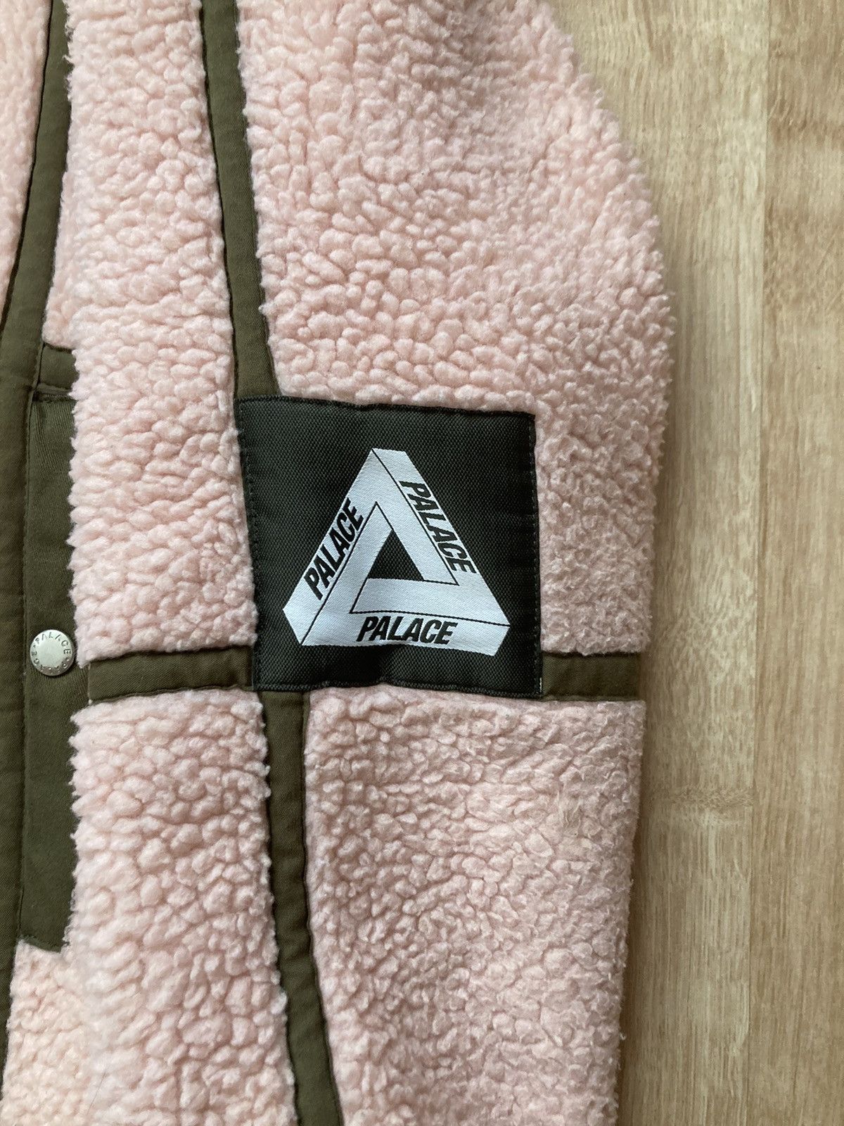 Palace Palace Pink Sherpa Flight Jacket 🐑 Size US L / EU 52-54 / 3 - 3 Thumbnail