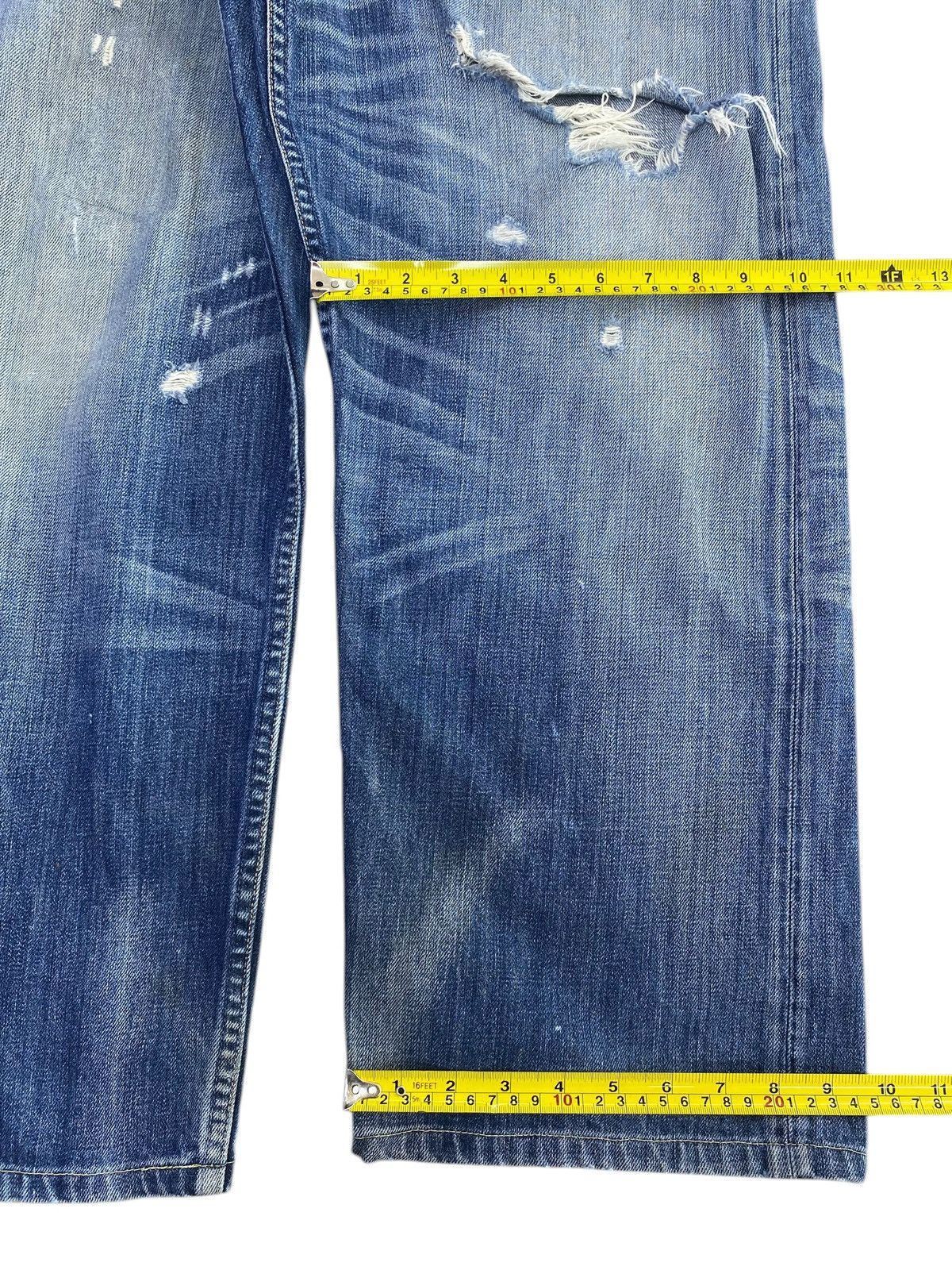 Levi's Levi’s 503 Whiskers Faded Wash Style Ripped Jeans Size US 34 / EU 50 - 8 Thumbnail
