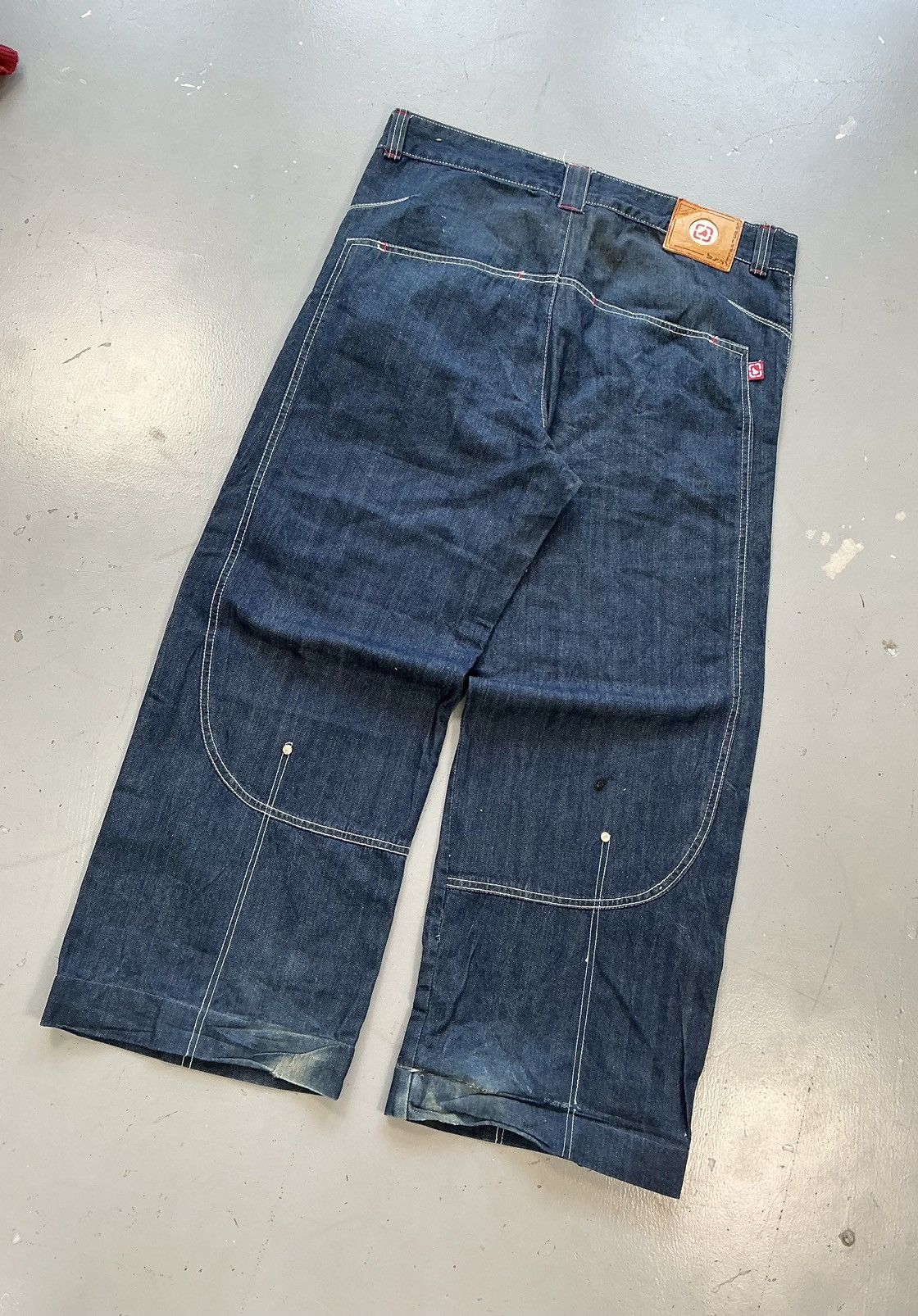 JNCO × Southpole × Vintage Vintage BRN street wear straight fit denim pant Size US 38 / EU 54 - 8 Thumbnail