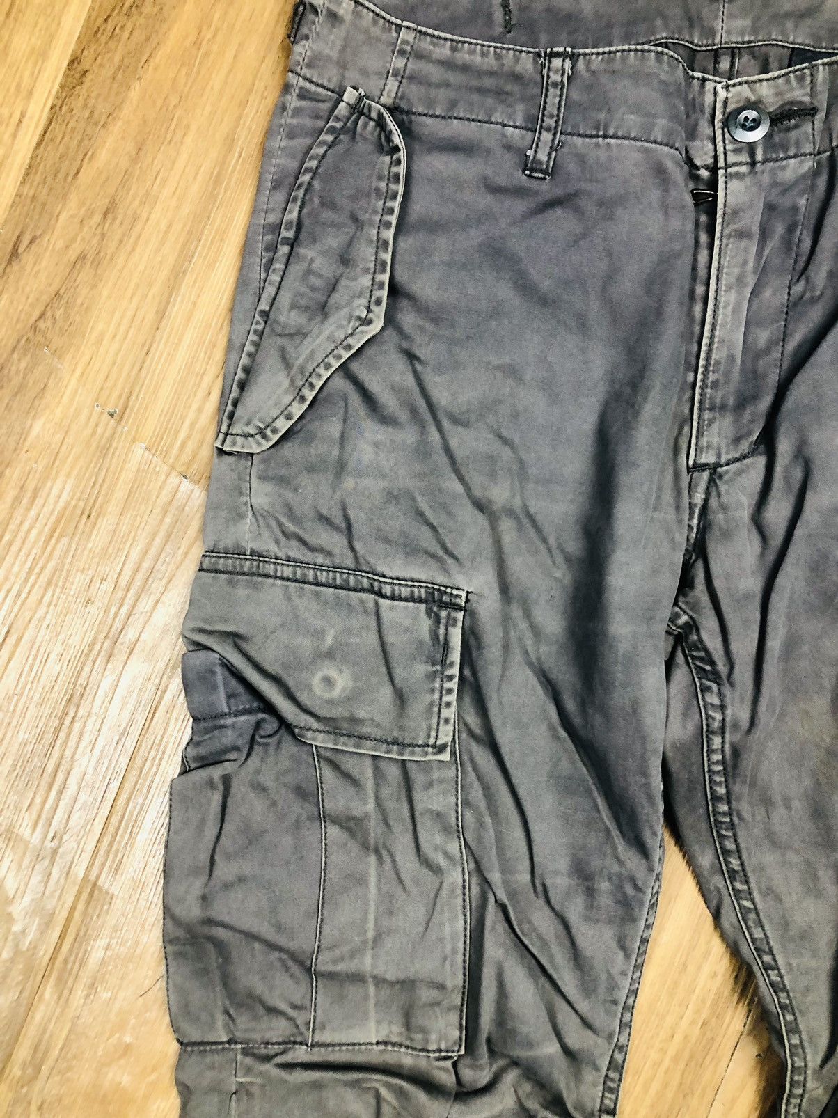 Attachment ATTACHMENT Made in Japan Wide Leg Cargo Pants (40) Size US 31 - 5 Thumbnail