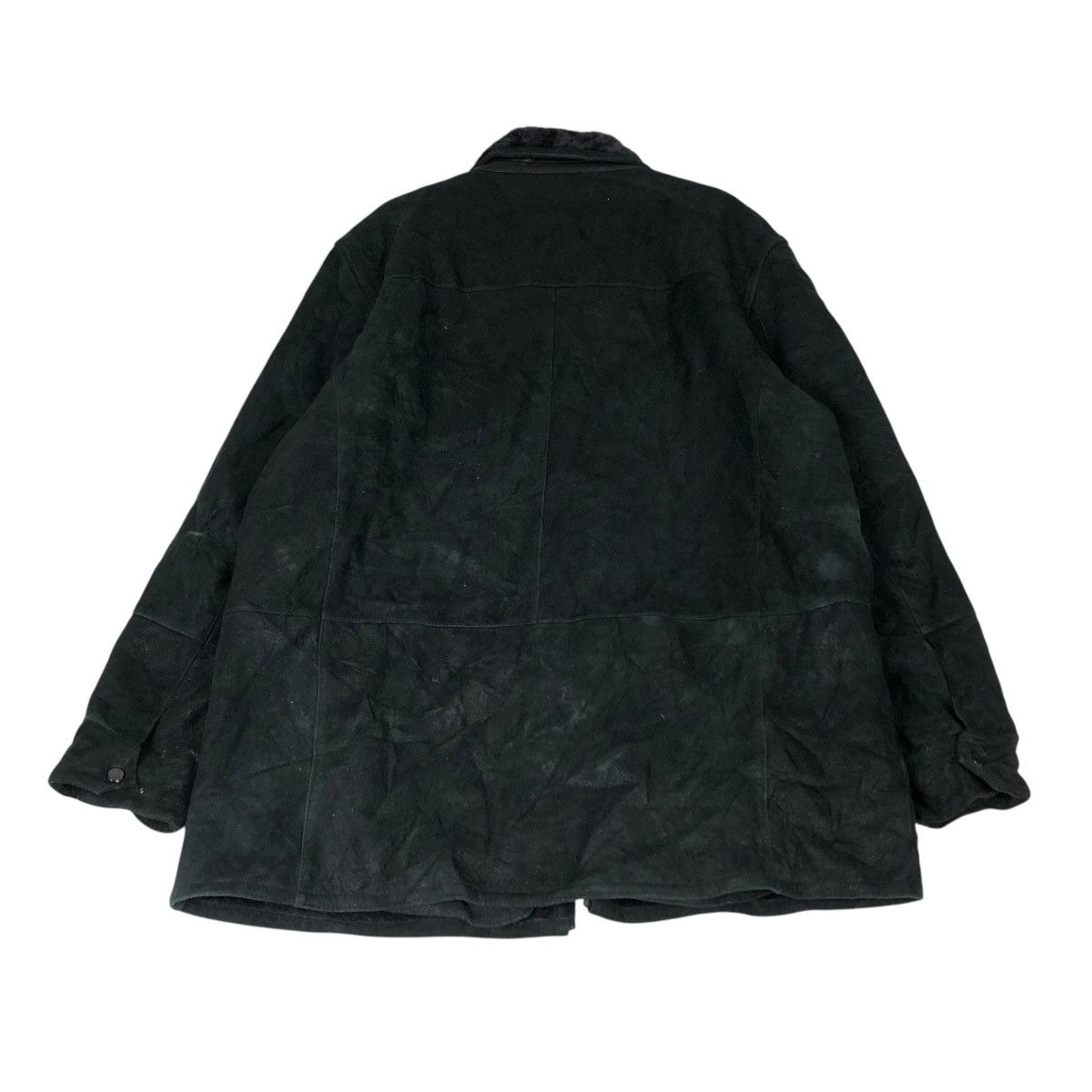 Andrew Marc 🔥VINTAGE LEATHER JACKET ANDREW MARC LAMB FUR BLANKET Size US XXL / EU 58 / 5 - 10 Thumbnail