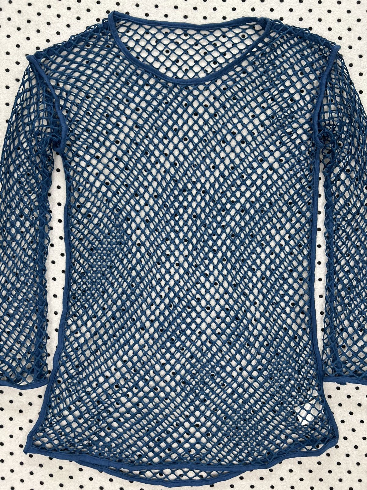 Japanese Brand Wego Mesh Shirt Size S / US 4 / IT 40 - 3 Thumbnail