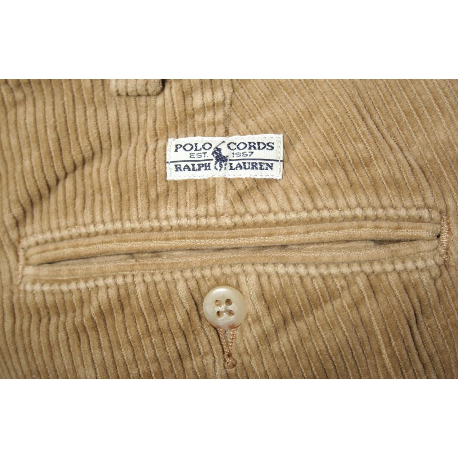 Polo Ralph Lauren POLO RALPH LAUREN Khaki Corduroy Pants Pants Corduroy Men 34x29 Tan 35x30 Cords Mulitple Details? Size US S / EU 44-46 / 1 - 5 Thumbnail