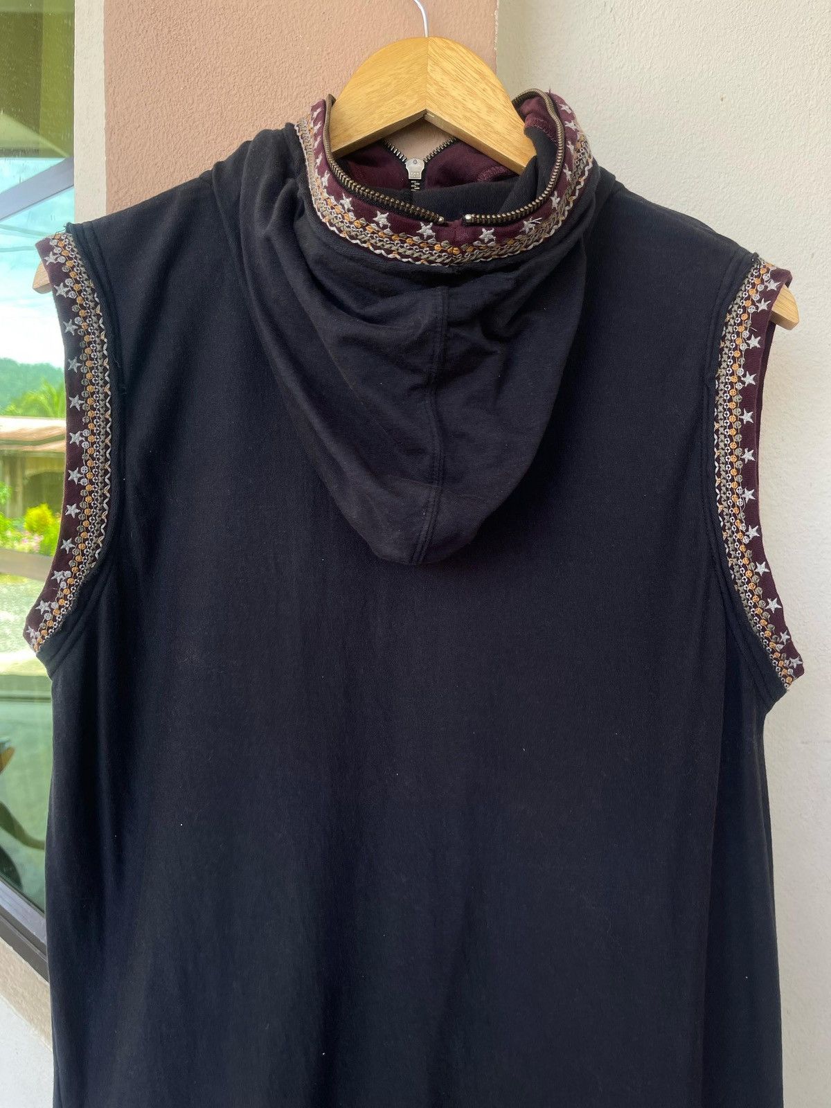 If Six Was Nine × Japanese Brand × PPFM PPFM Sleeveless Full Zipper Hoodie Size US L / EU 52-54 / 3 - 17 Thumbnail