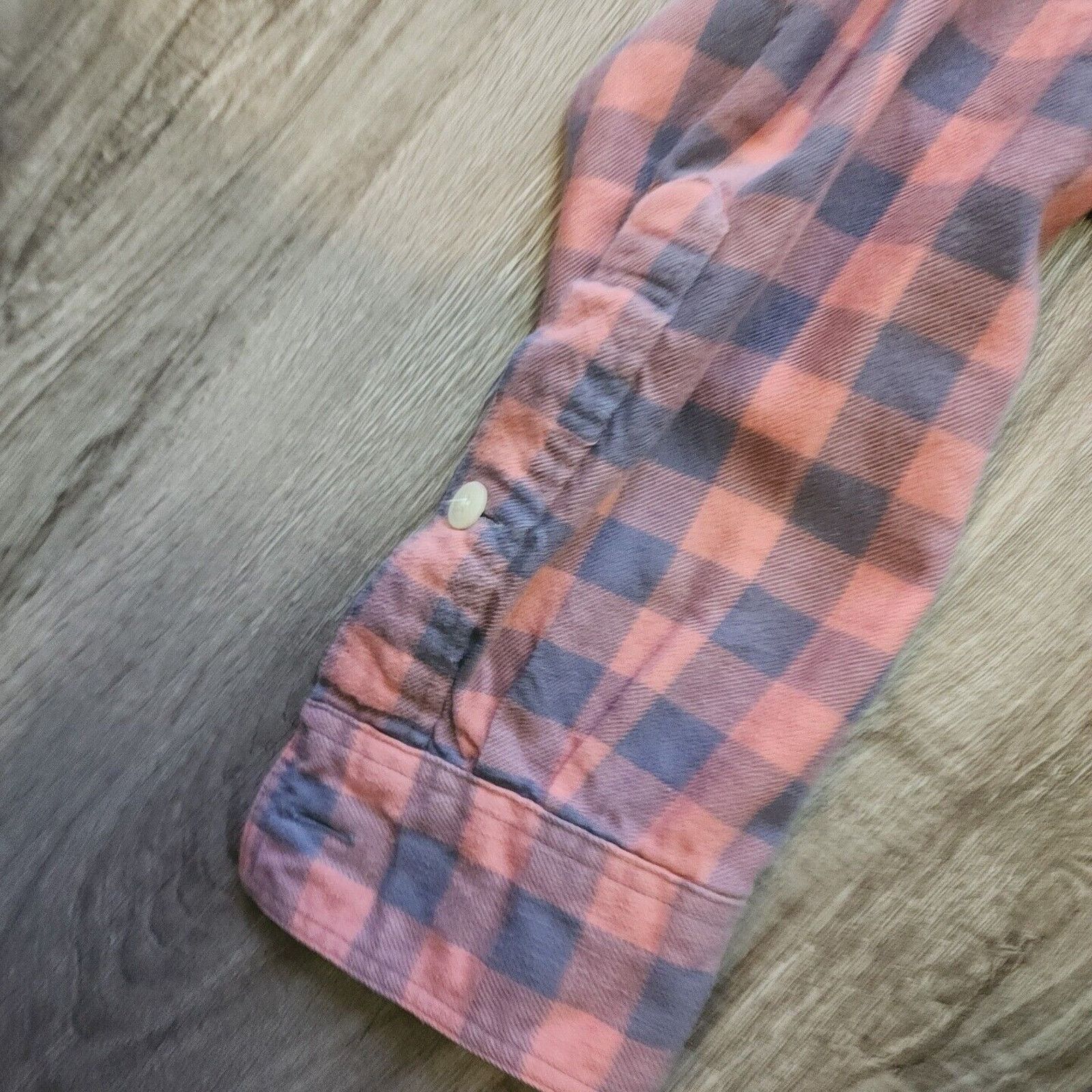 J.Crew J Crew Men's Sm Red Orange Blue Plaid Flannel Oxford Shirt Size US S / EU 44-46 / 1 - 5 Thumbnail