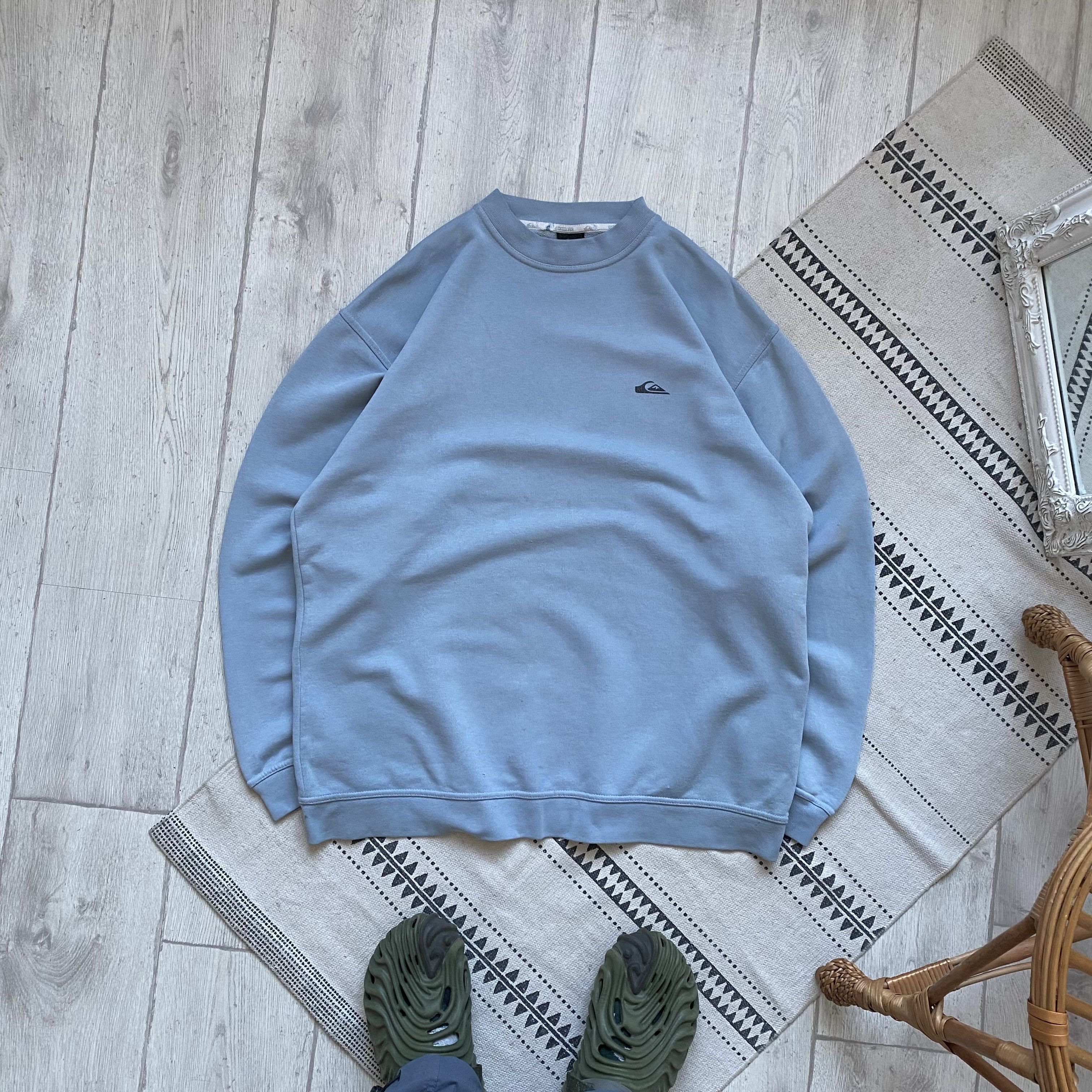 Quiksilver Vintage 90s Trashed Quiksilver sweatshirt Surf & Skate Size US XL / EU 56 / 4 - 2 Thumbnail