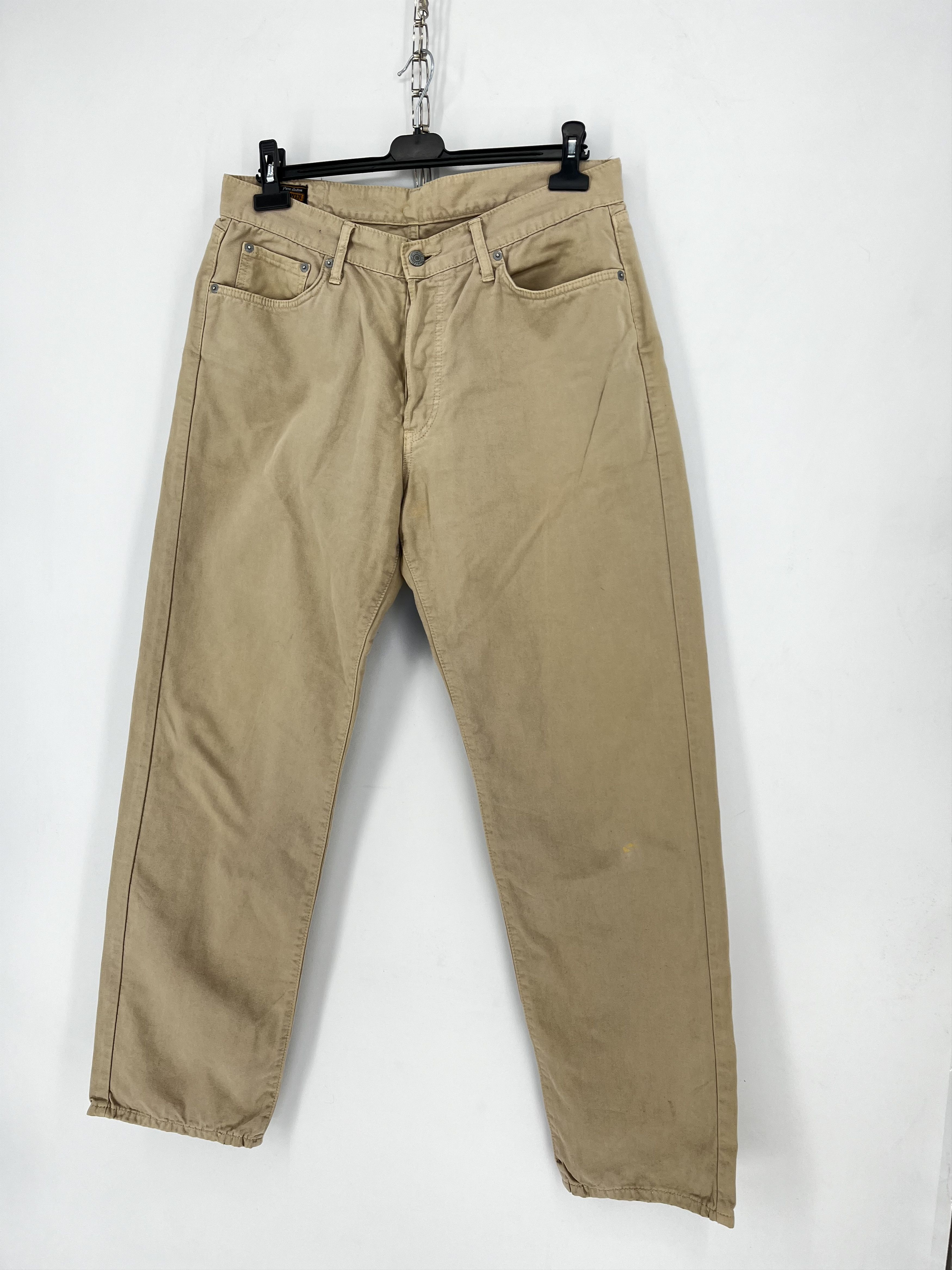 Edwin × Japanese Brand × Vintage Vintage Edwin Made in Japan Beige Denim Pants Jeans Size US 36 / EU 52 - 3 Thumbnail