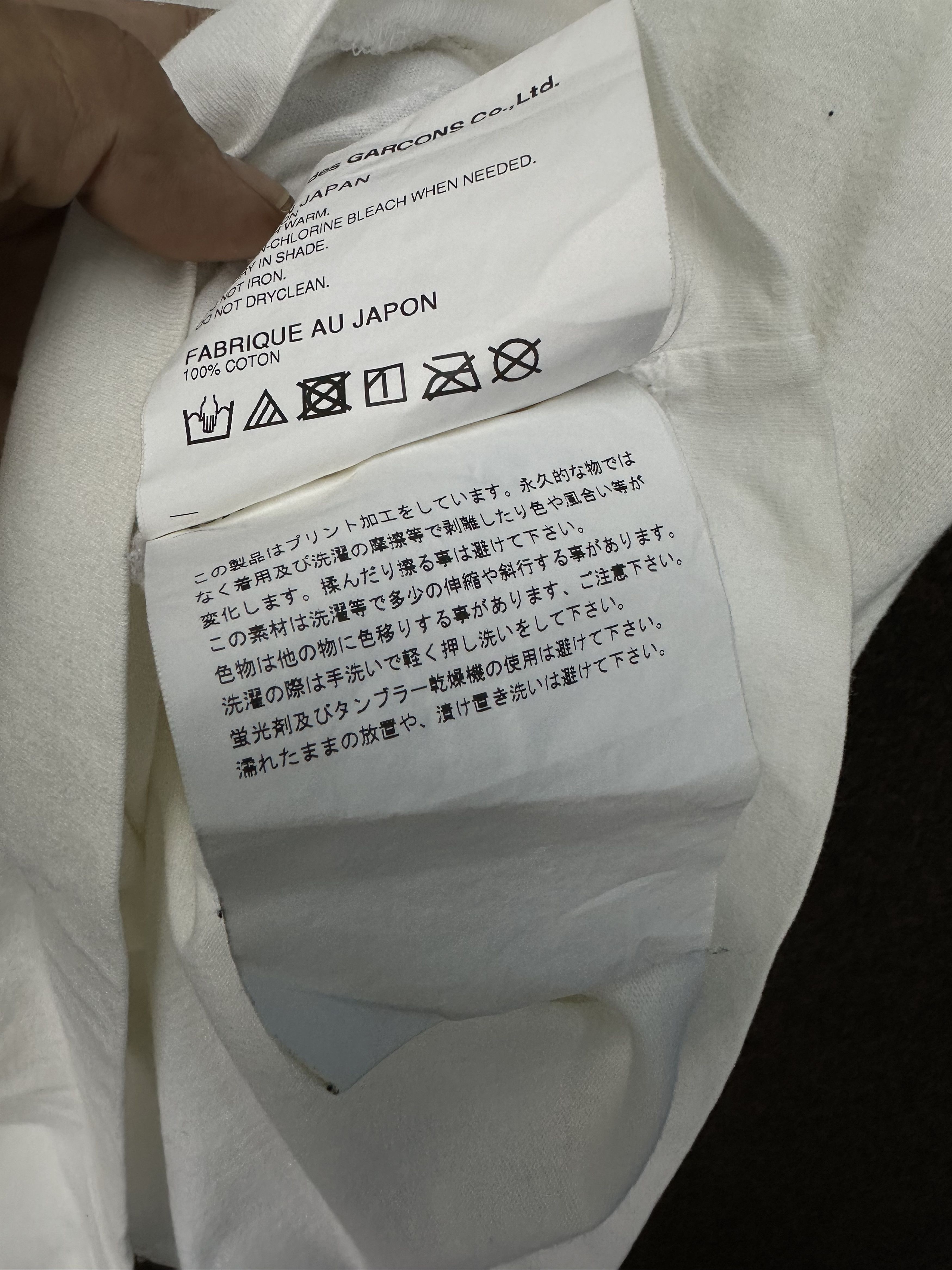 Comme des Garcons PLAY Play Comme Des Garcons Tshirt A1058 Size US L / EU 52-54 / 3 - 13 Thumbnail