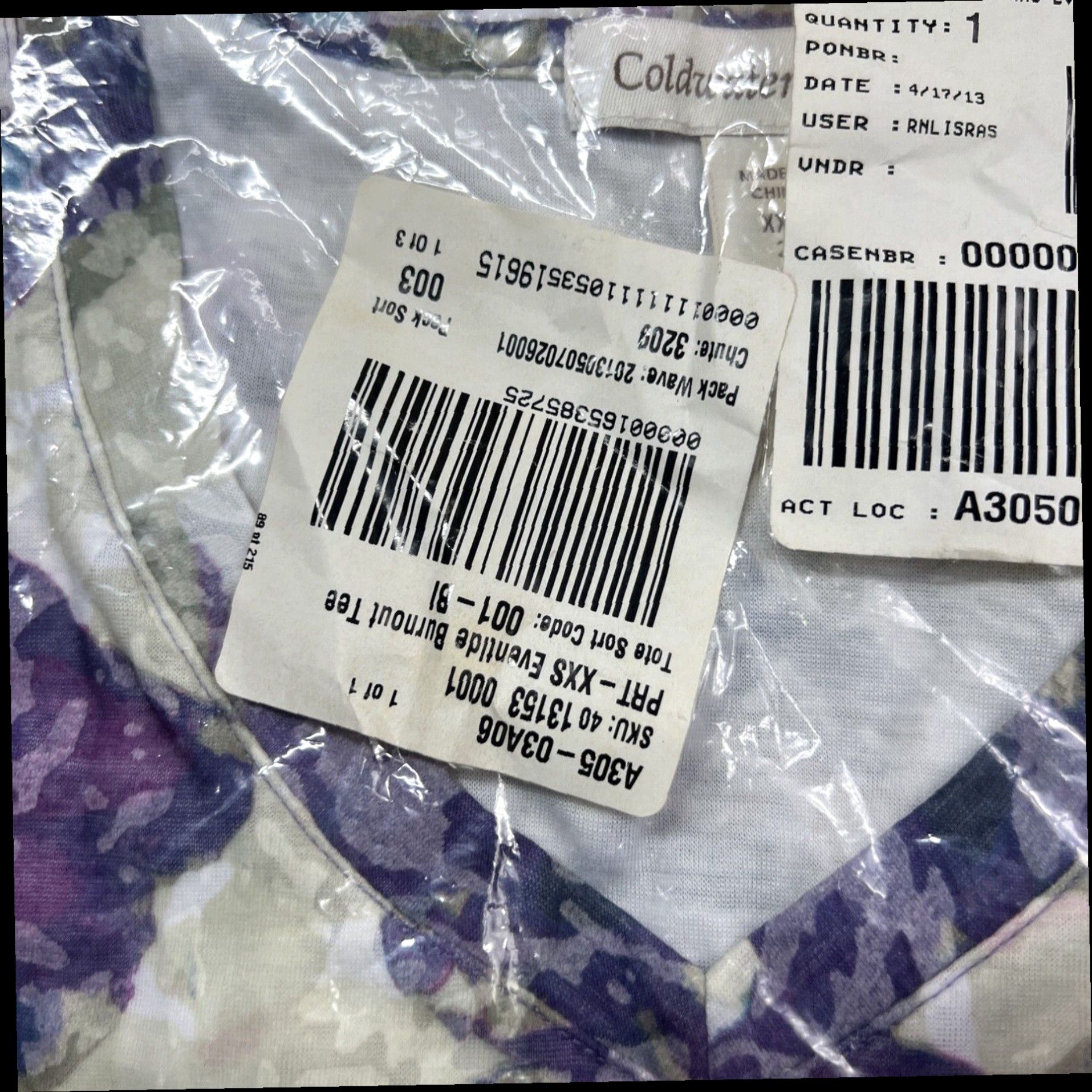 Coldwater Creek NEW NWT Coldwater Creek Even Tide Burnout Tee T-Shirt Size XXS Size XXS / US 00 / IT 34 - 5 Thumbnail