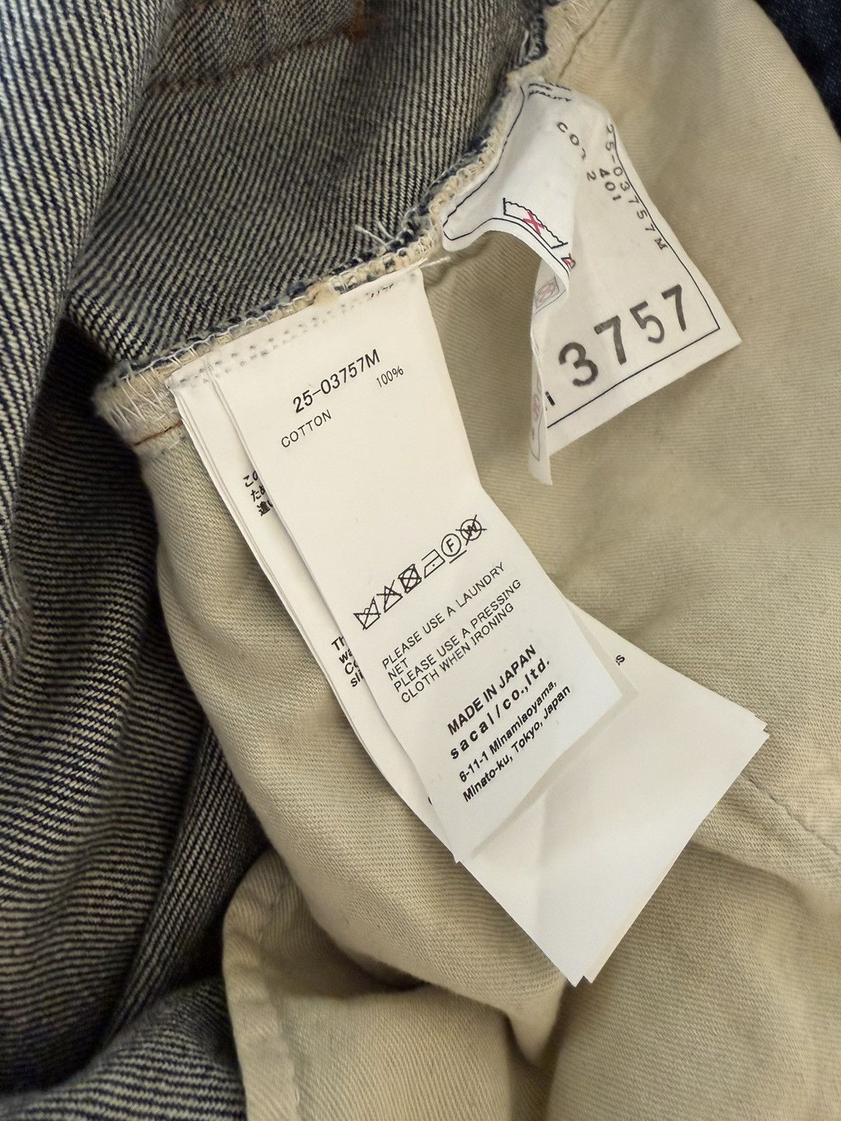 Sacai Sacai Blue Denim Jeans Size US 30 / EU 46 - 7 Thumbnail